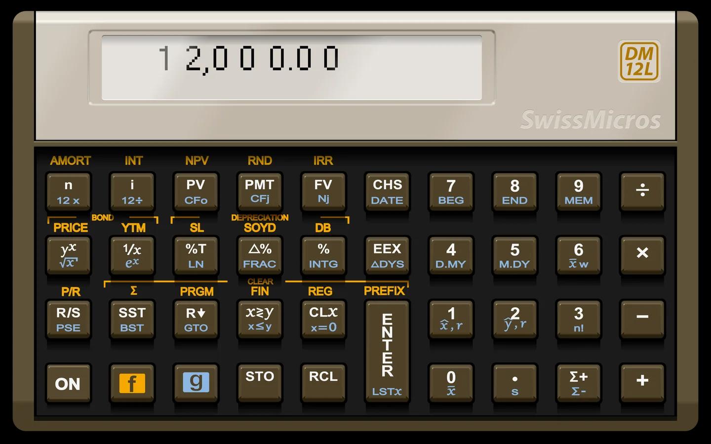 DM12L Financial Calculator