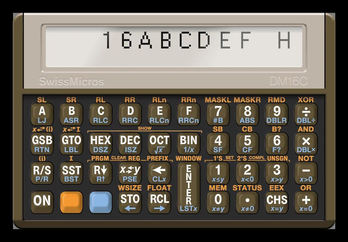 DM16C Programmer’s Calculator