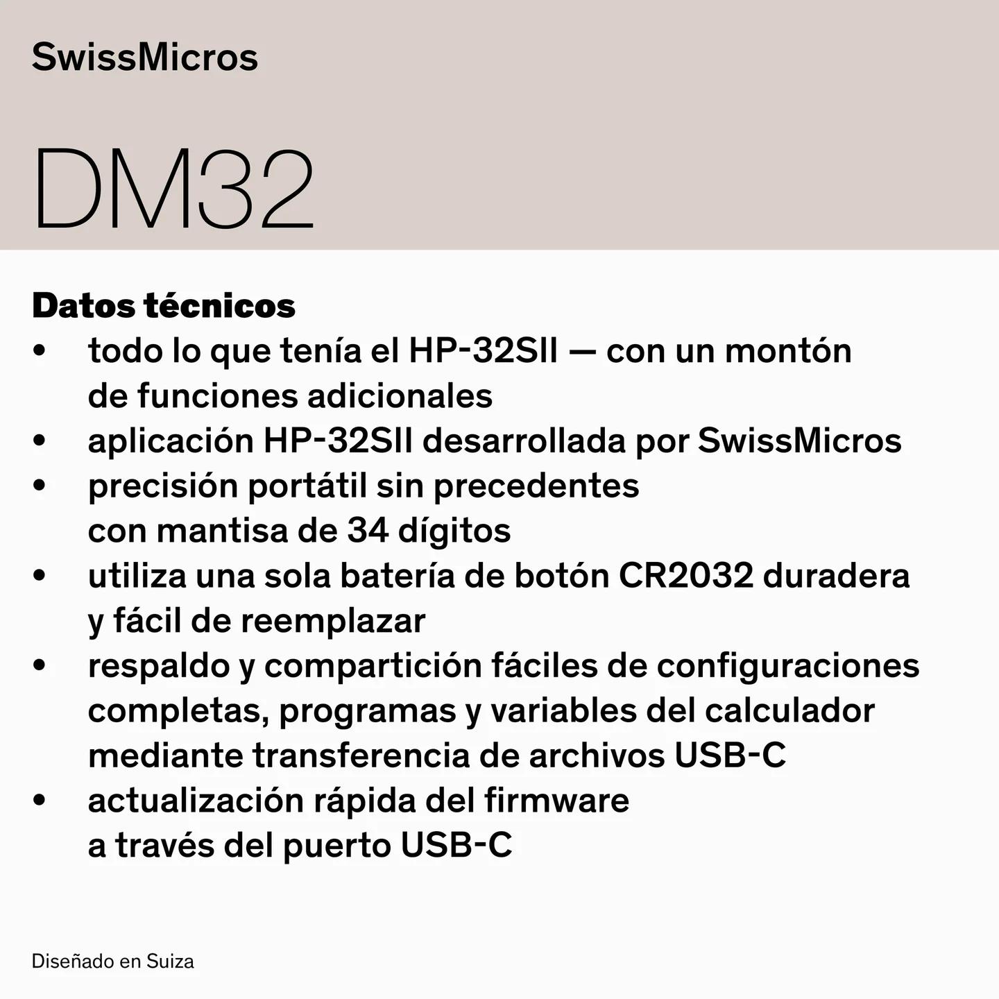 Calculadora científica DM32