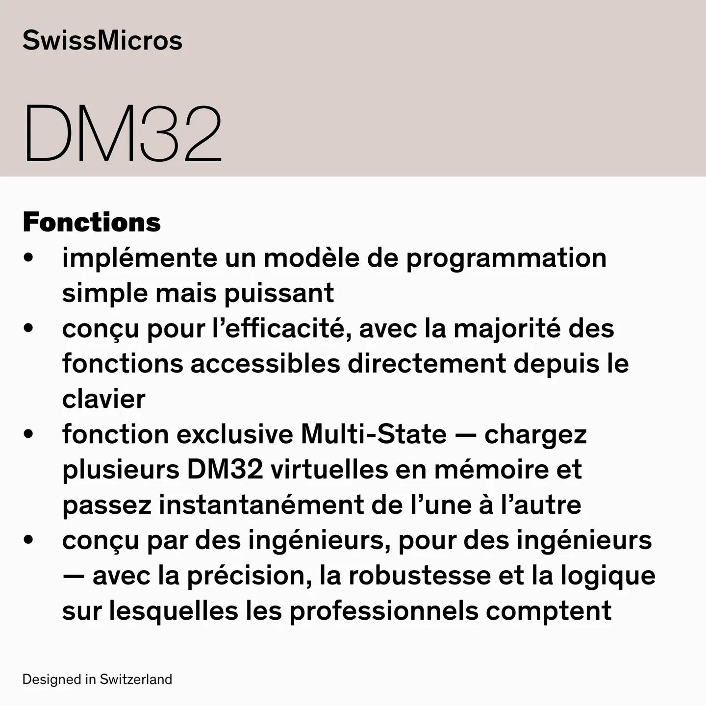 Calculatrice scientifique DM32