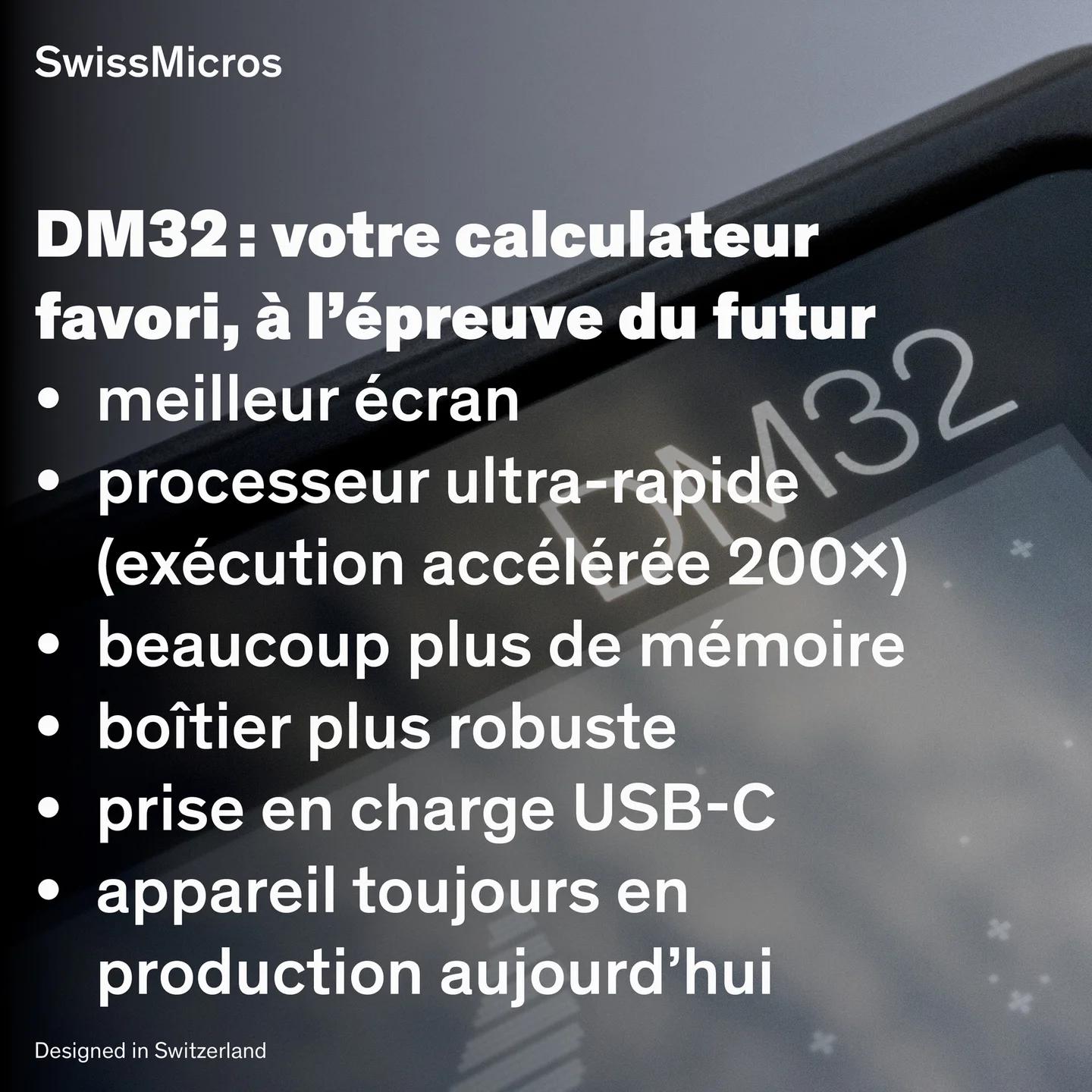 Calculatrice scientifique DM32