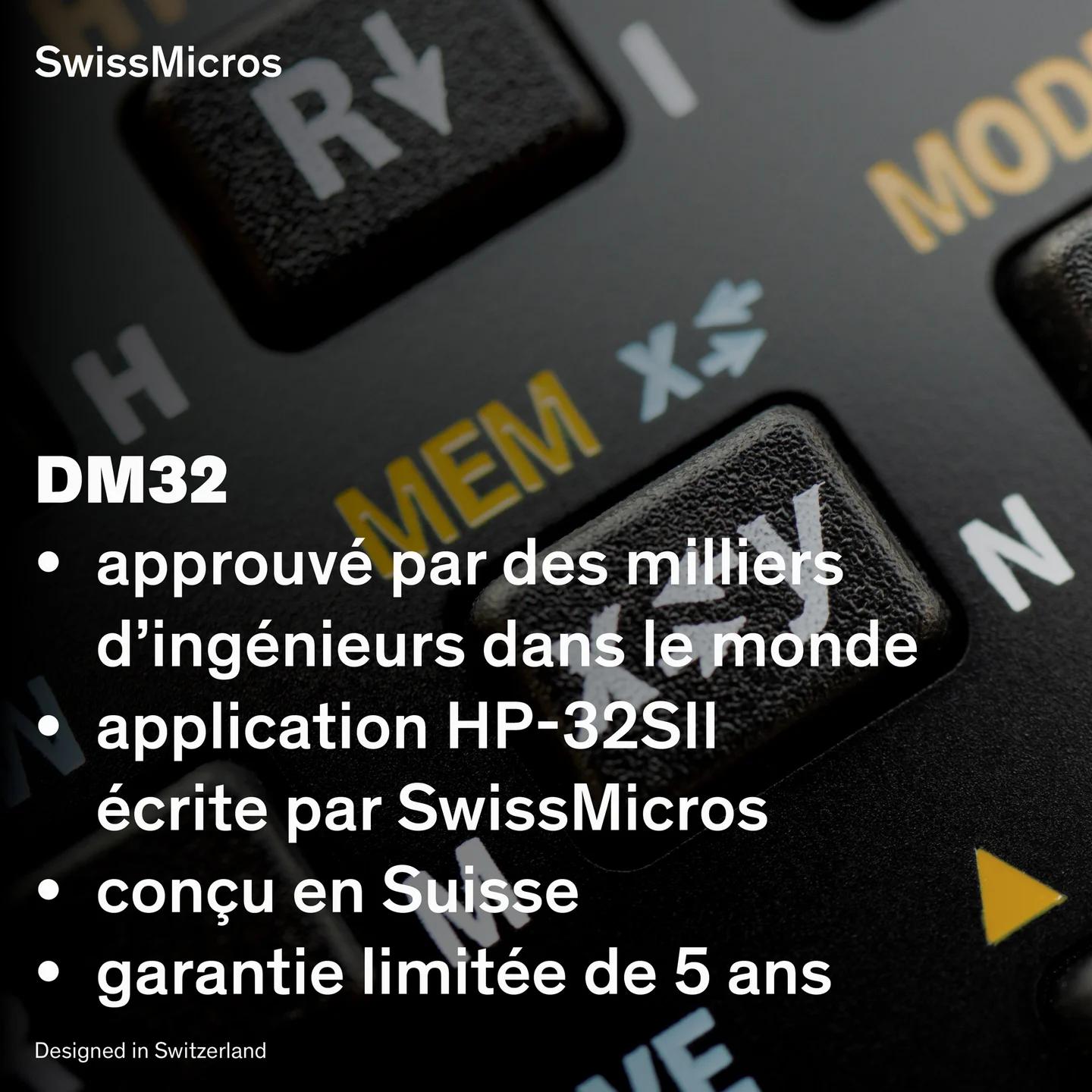 Calculatrice scientifique DM32
