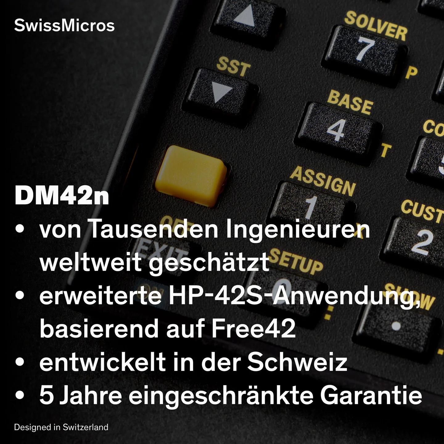 Wissenschaftlicher Taschenrechner DM42n