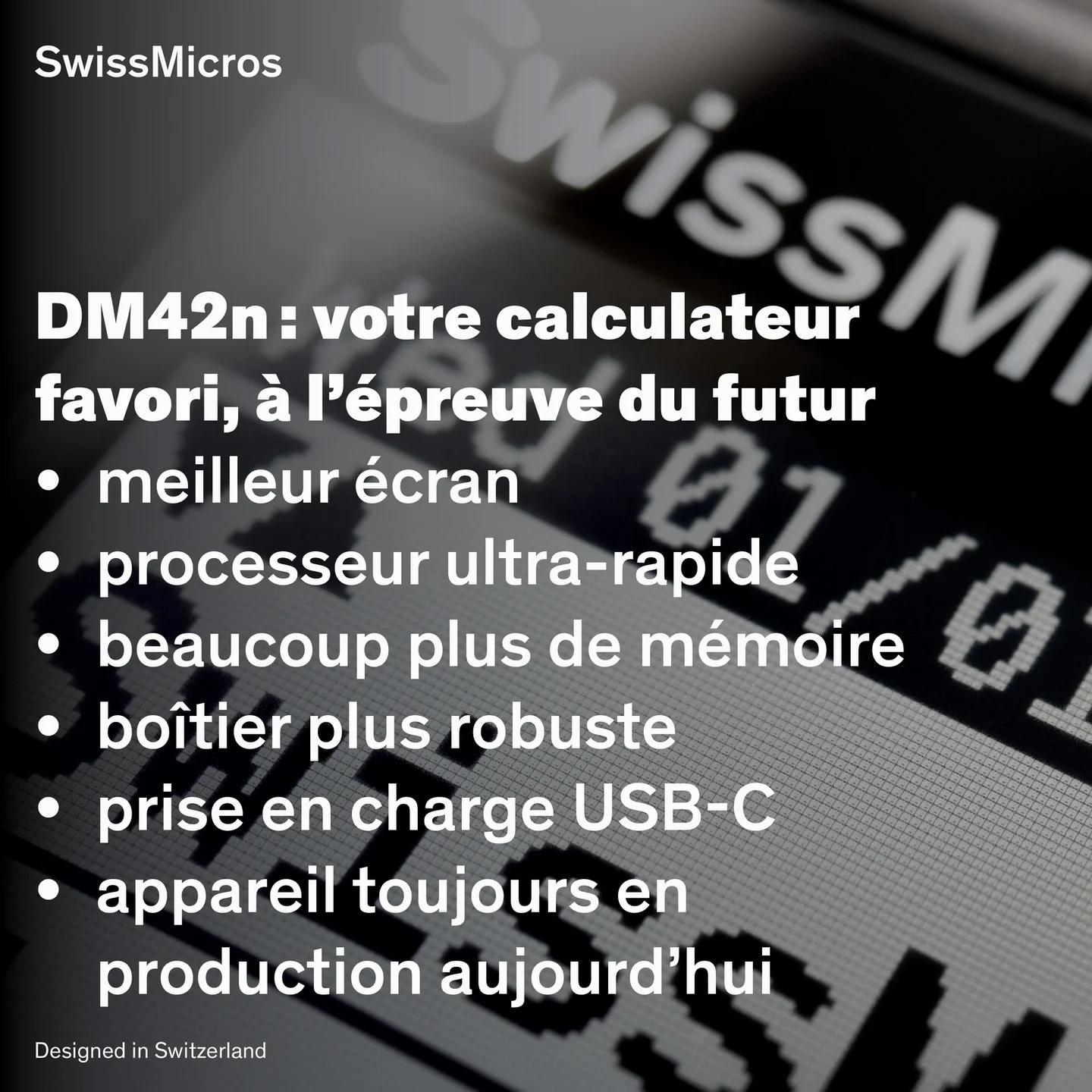 Calculatrice scientifique DM42n