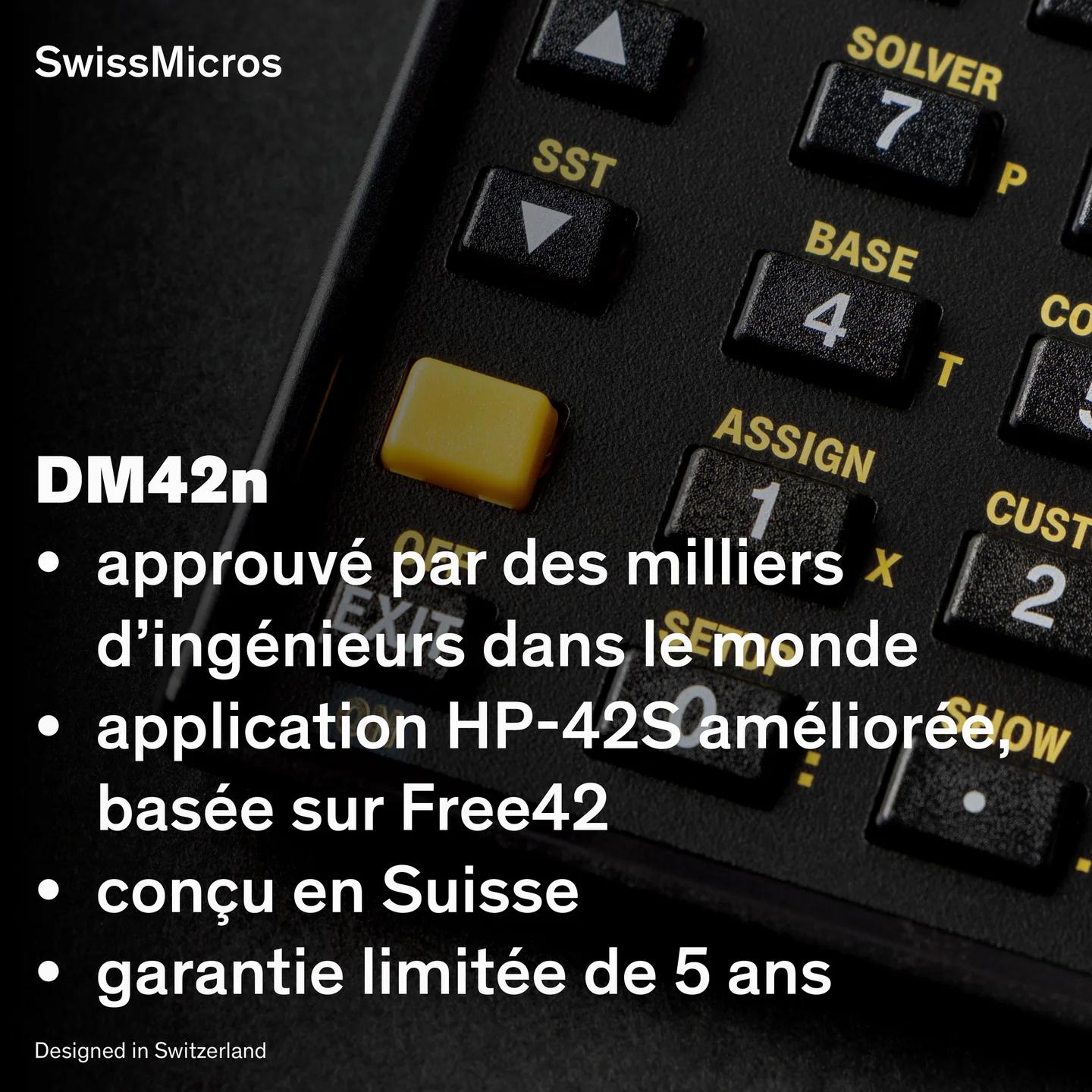 Calculatrice scientifique DM42n