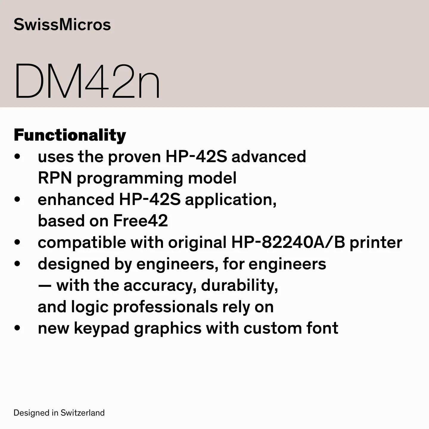 DM42n Scientific Calculator