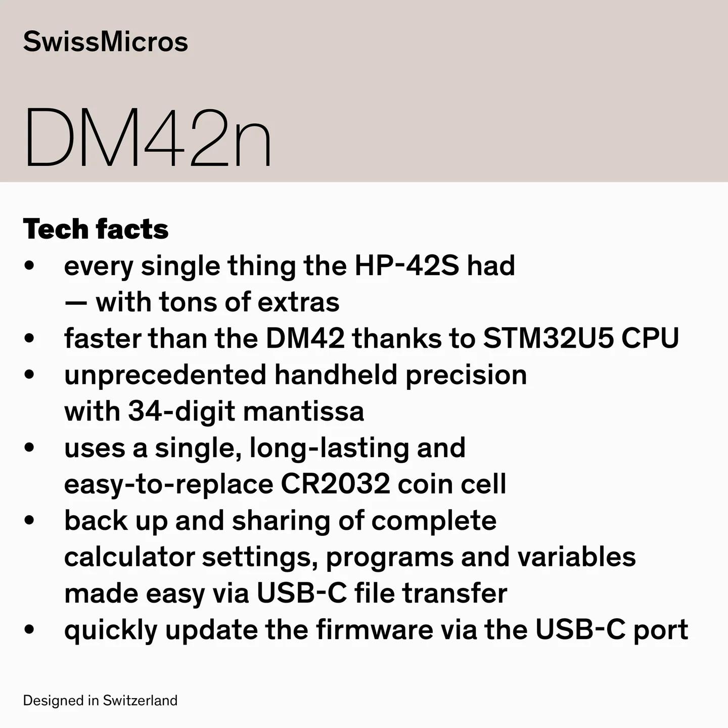 DM42n Scientific Calculator