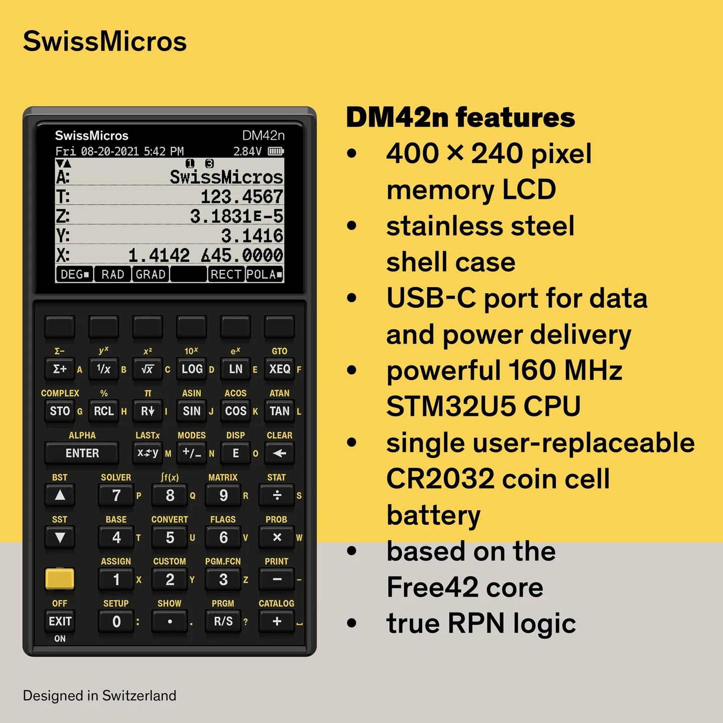 DM42n Scientific Calculator