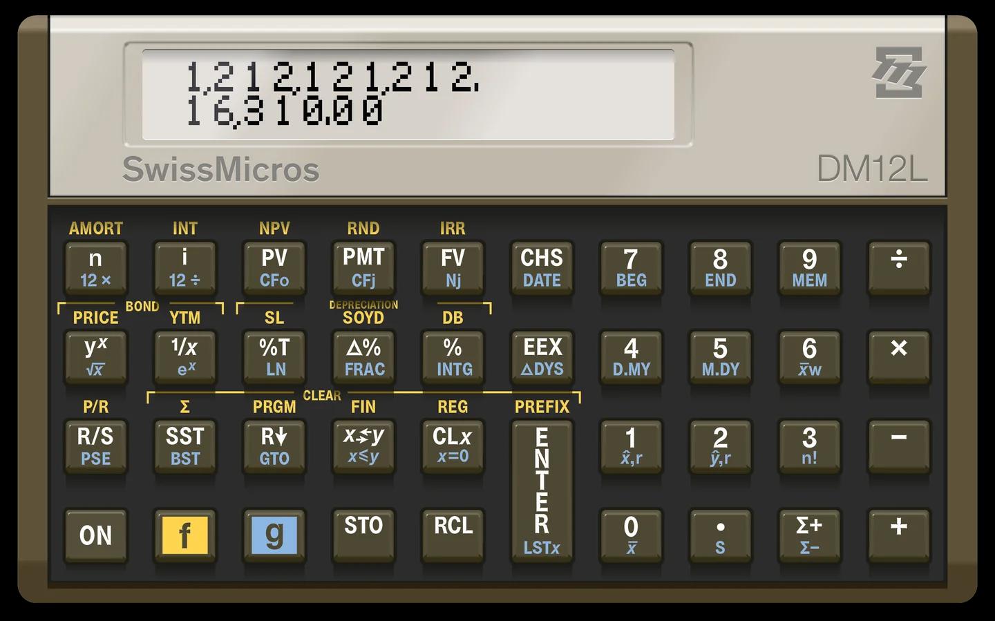 DM12L Financial Calculator