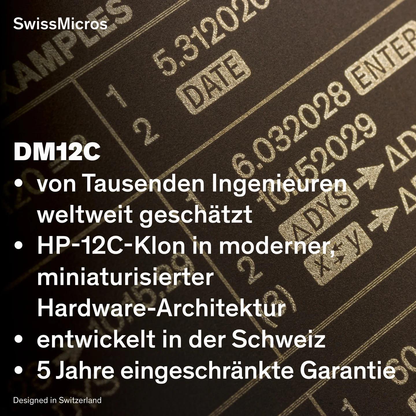 DM12C Finanzrechner