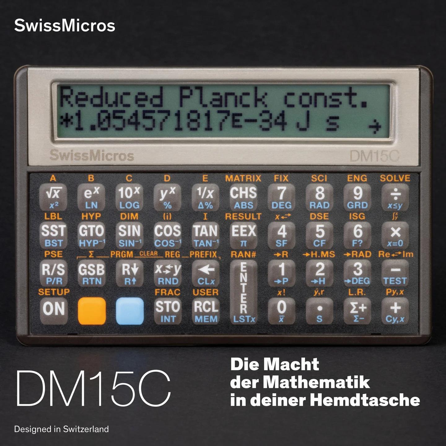 Wissenschaftlicher Taschenrechner DM15C