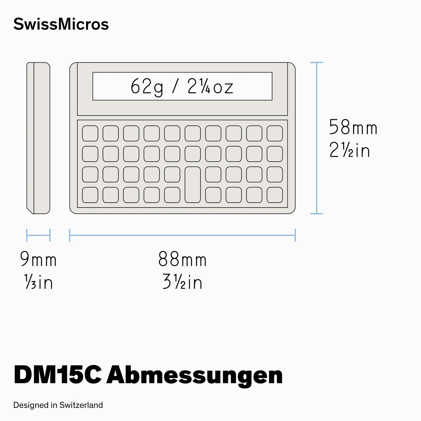 Wissenschaftlicher Taschenrechner DM15C
