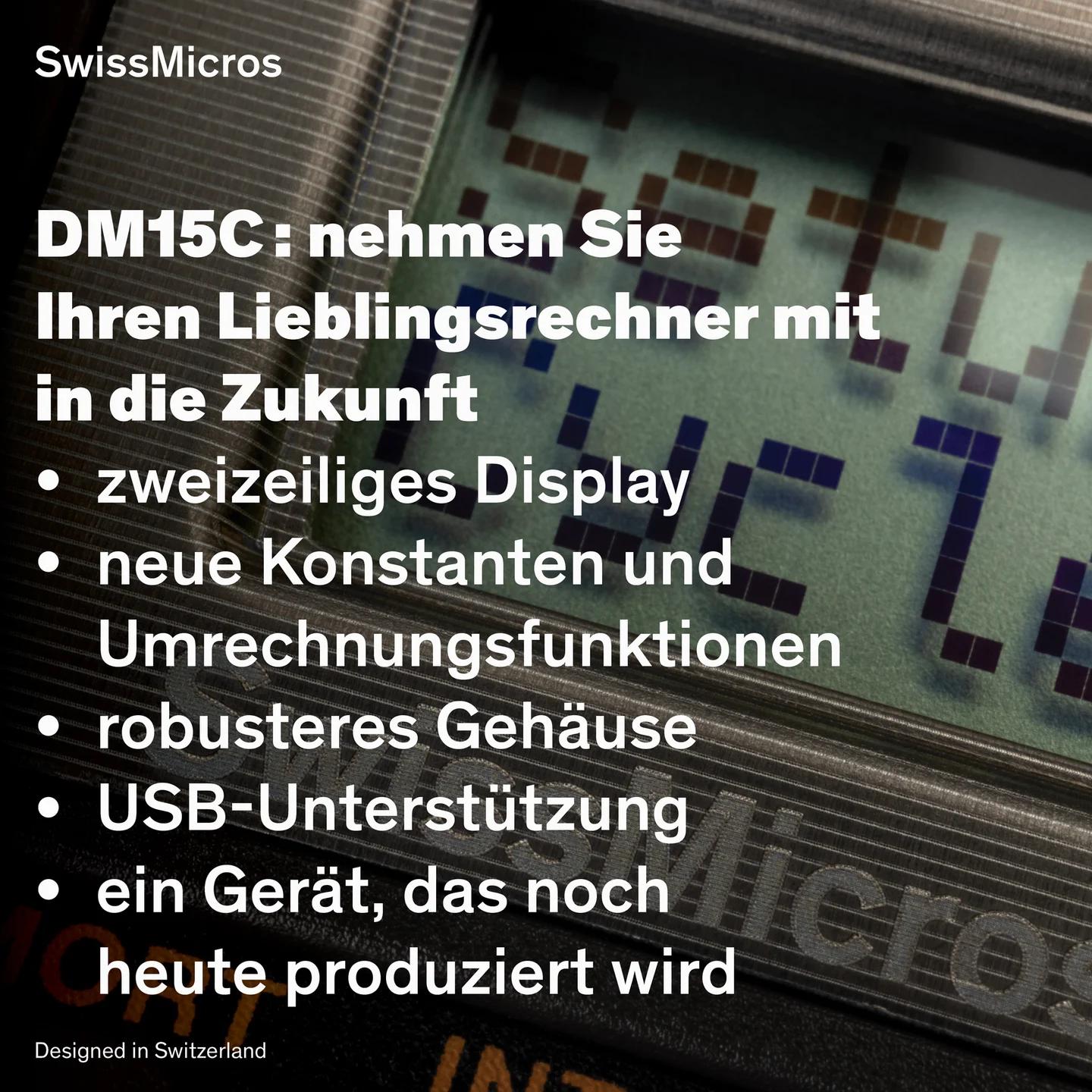 Wissenschaftlicher Taschenrechner DM15C