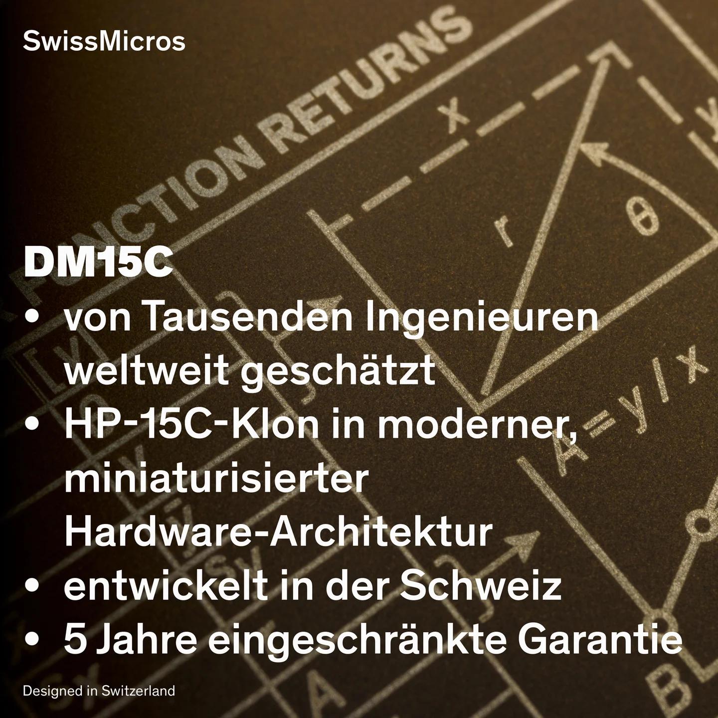 Wissenschaftlicher Taschenrechner DM15C