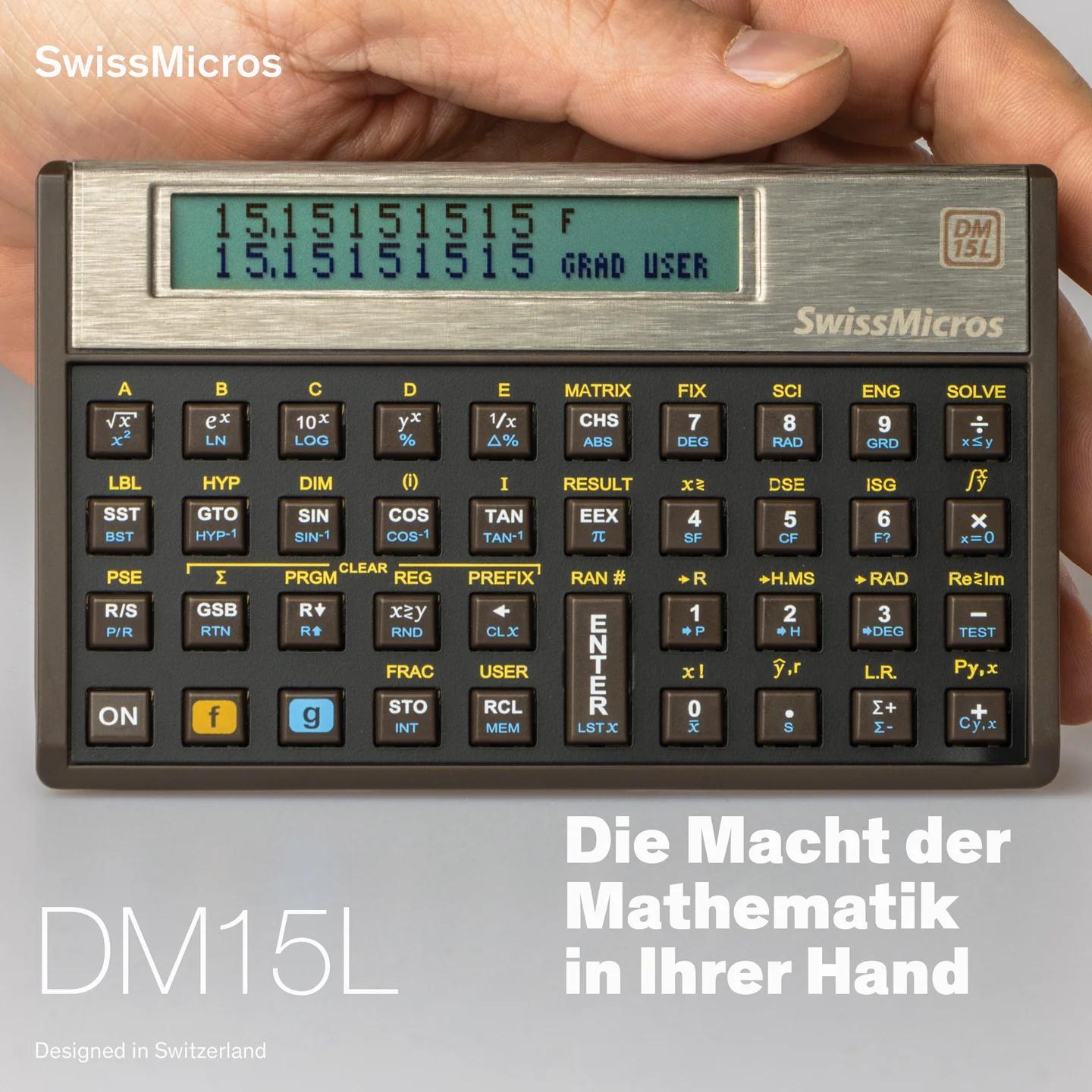 Wissenschaftlicher Taschenrechner DM15L
