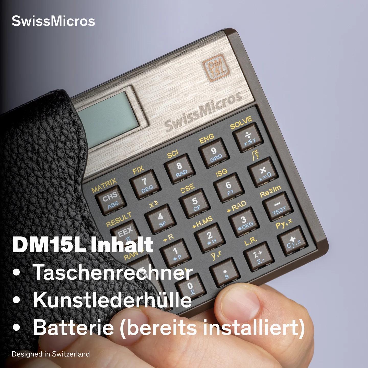 Wissenschaftlicher Taschenrechner DM15L