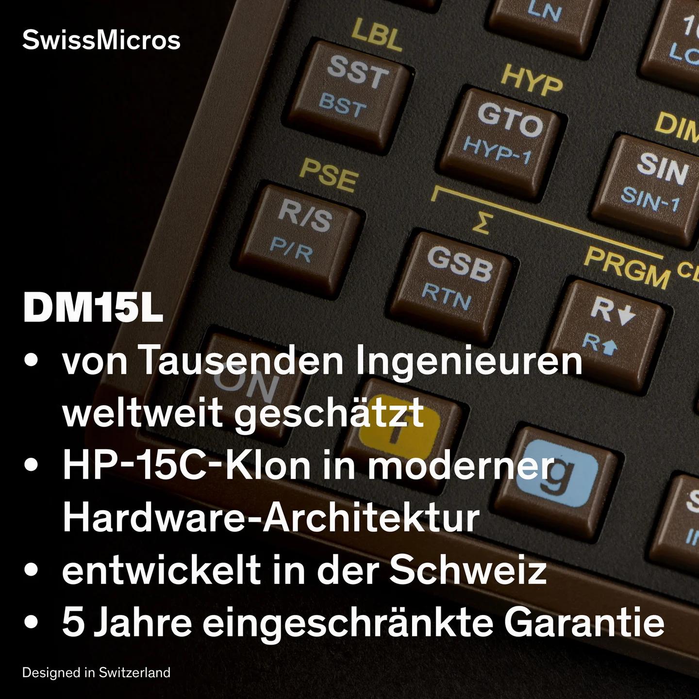 Wissenschaftlicher Taschenrechner DM15L