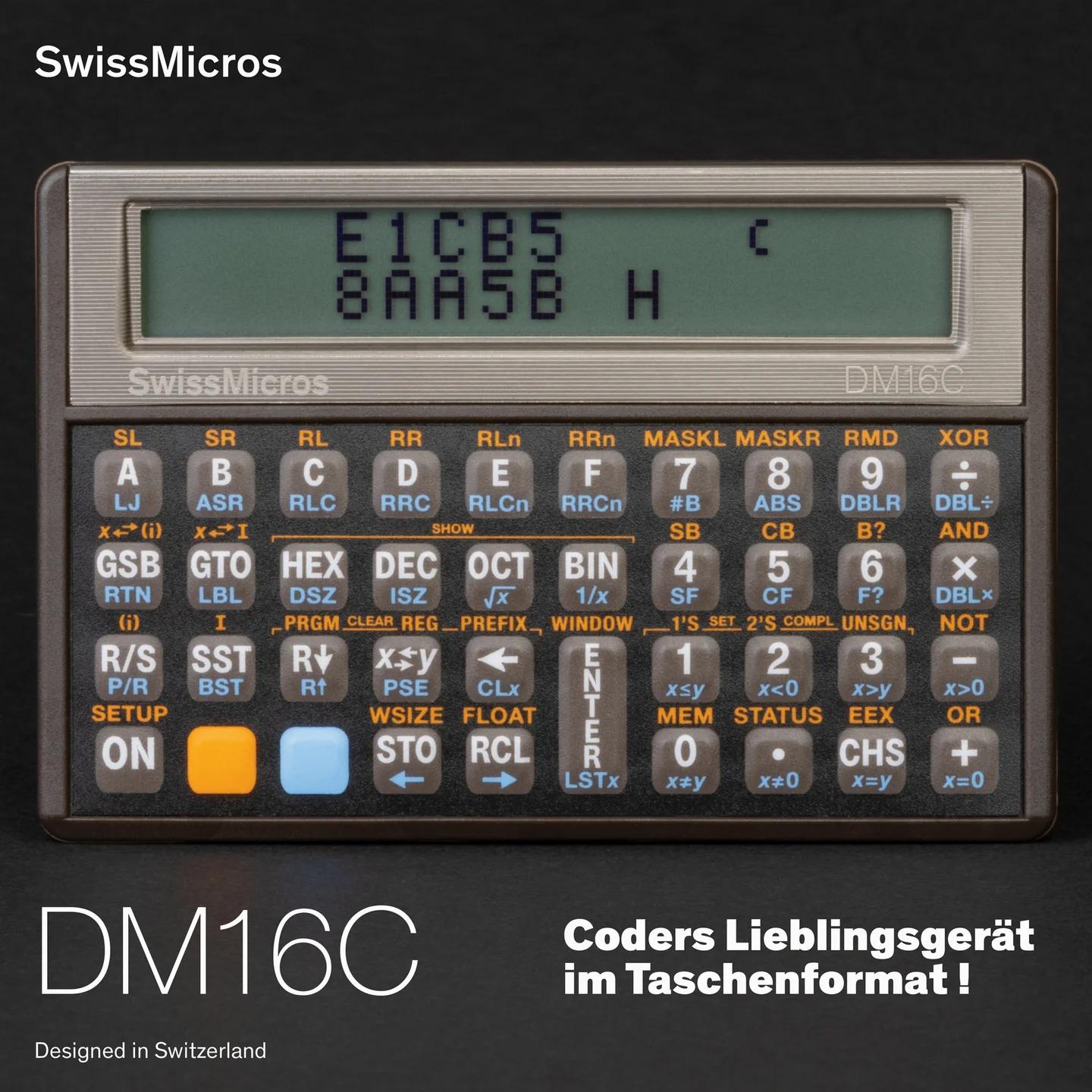 DM16C Programmier-Taschenrechner
