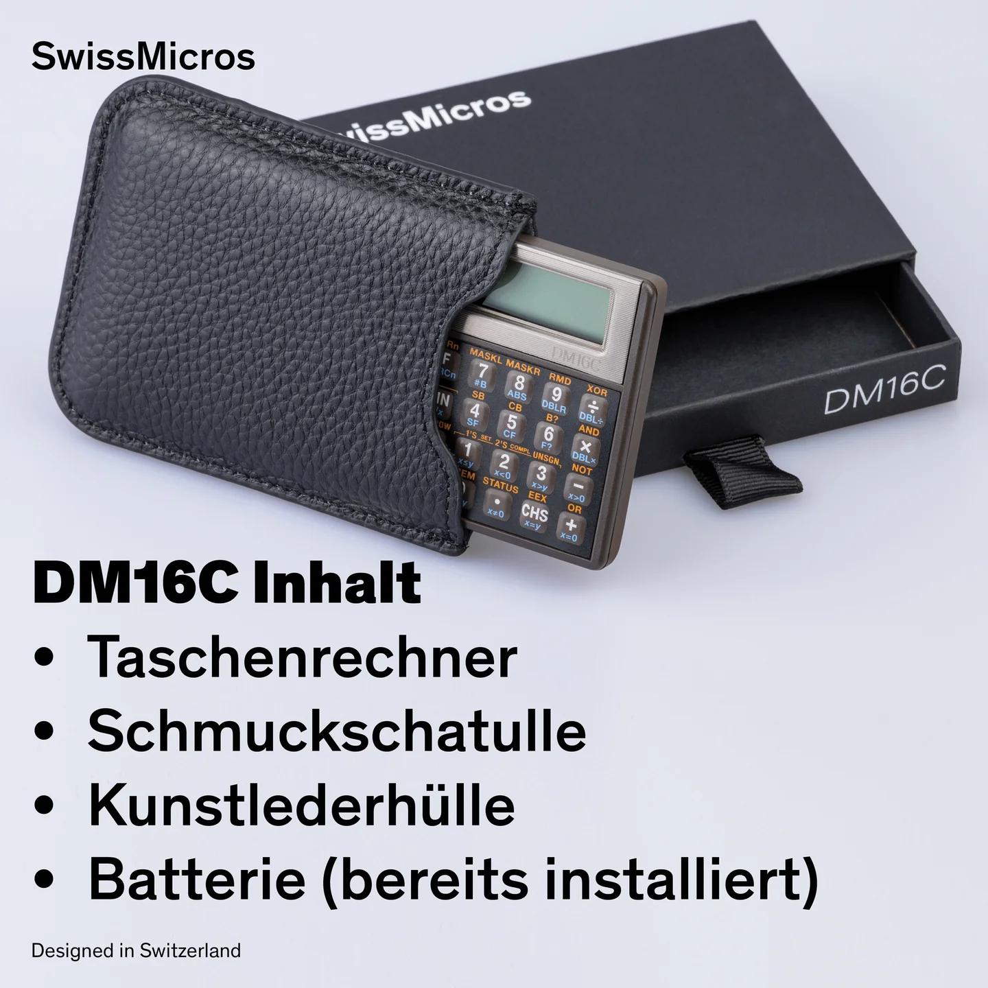DM16C Programmier-Taschenrechner