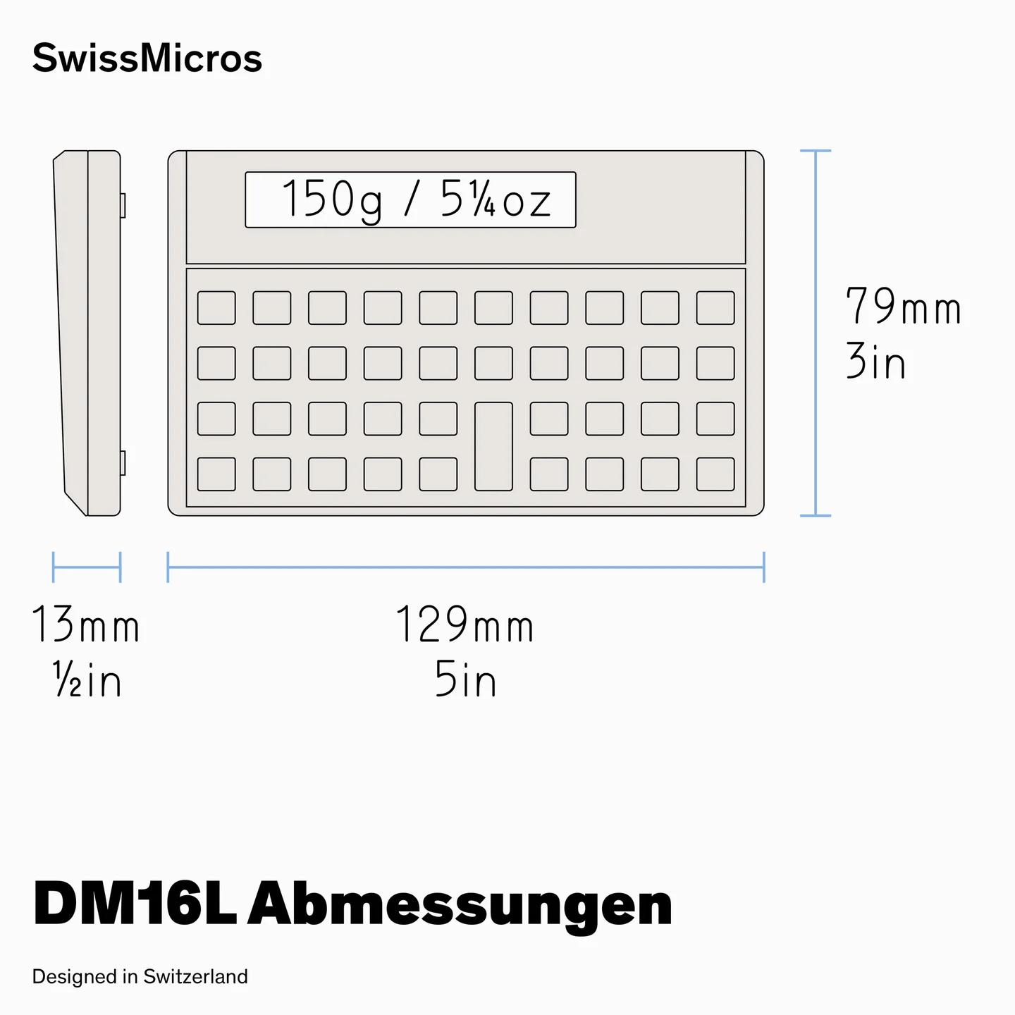 DM16L Programmier-Taschenrechner