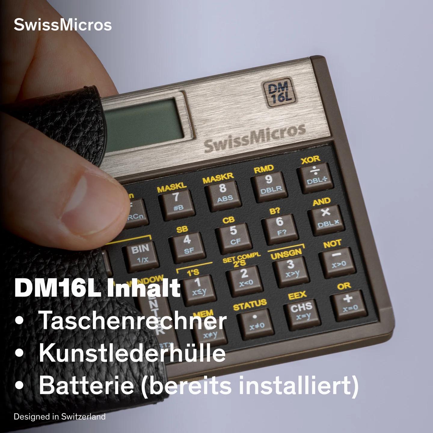 DM16L Programmier-Taschenrechner