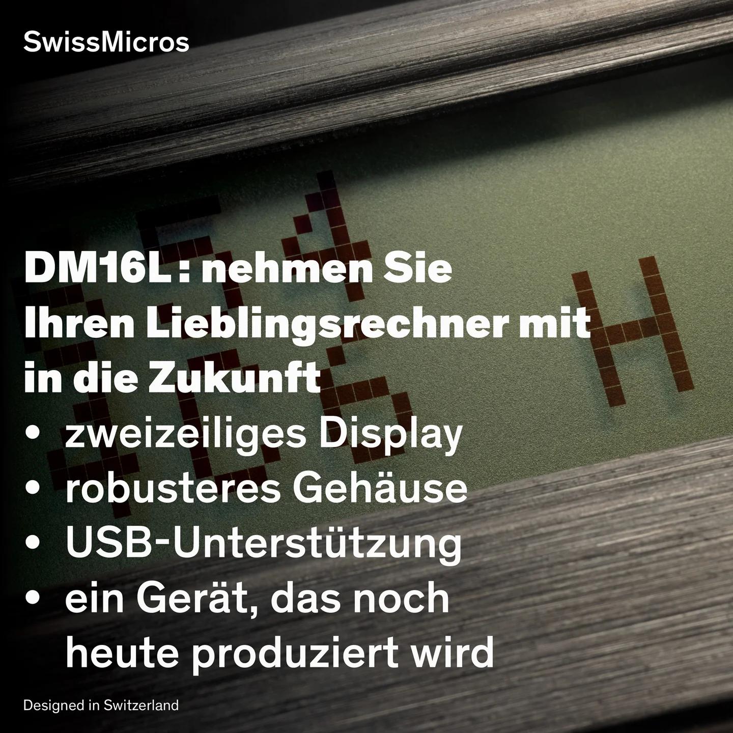 DM16L Programmier-Taschenrechner