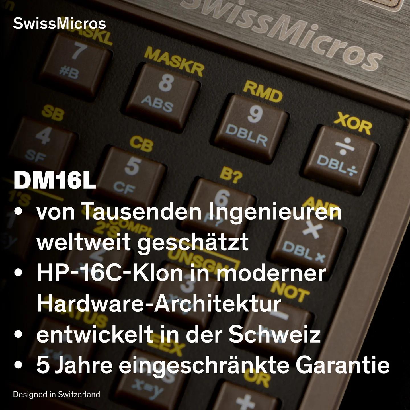 DM16L Programmier-Taschenrechner