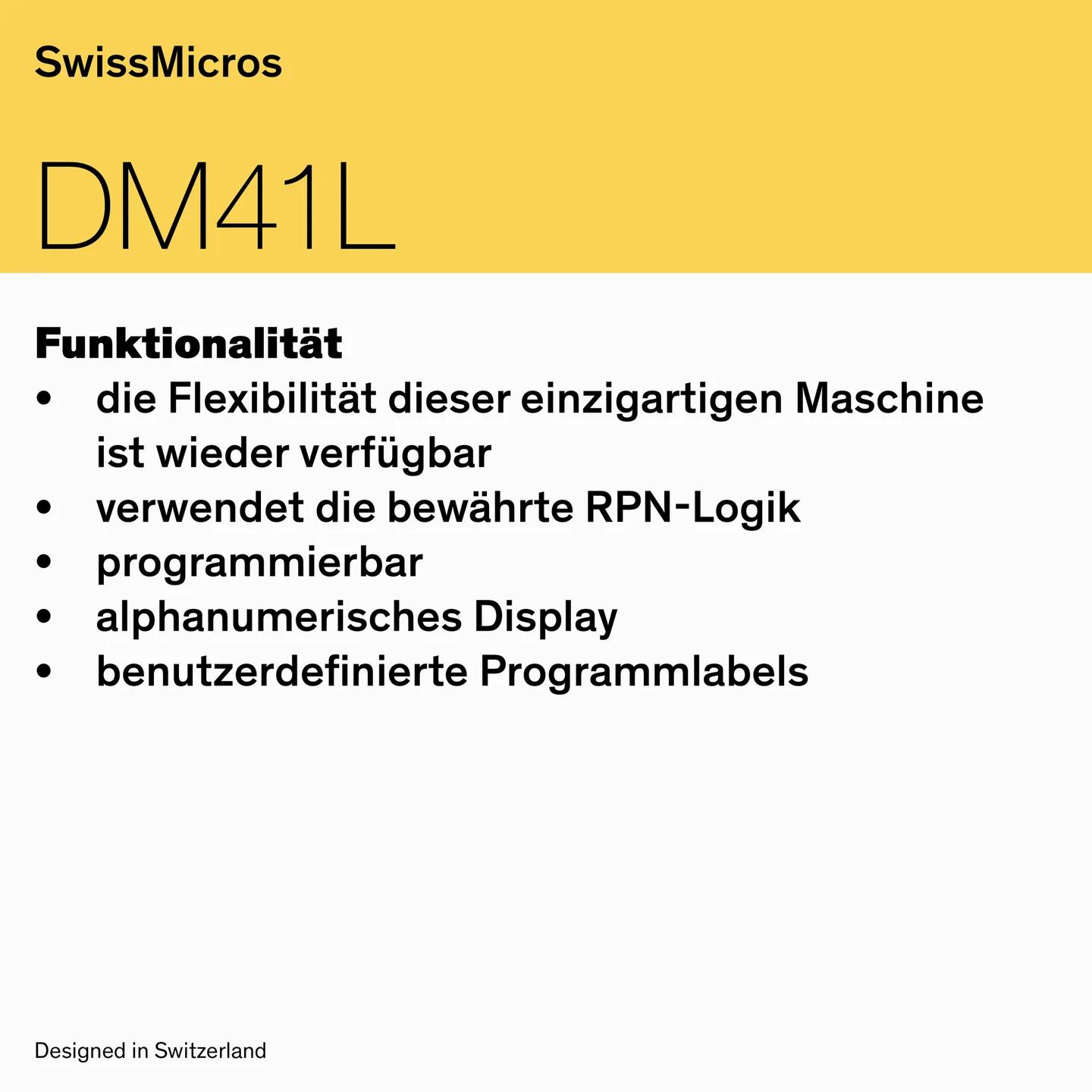 DM41L-Systemrechner