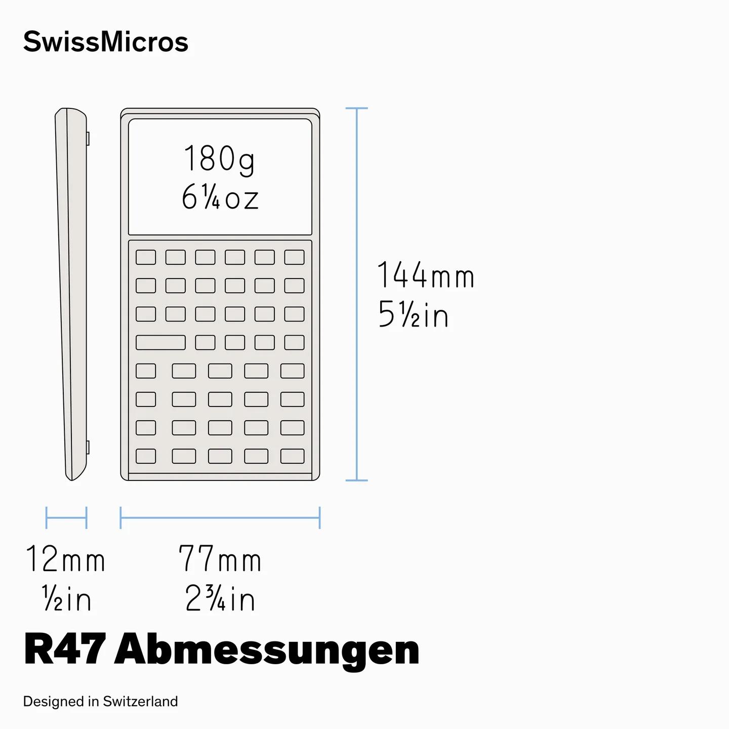 R47 Wissenschaftlicher Taschenrechner