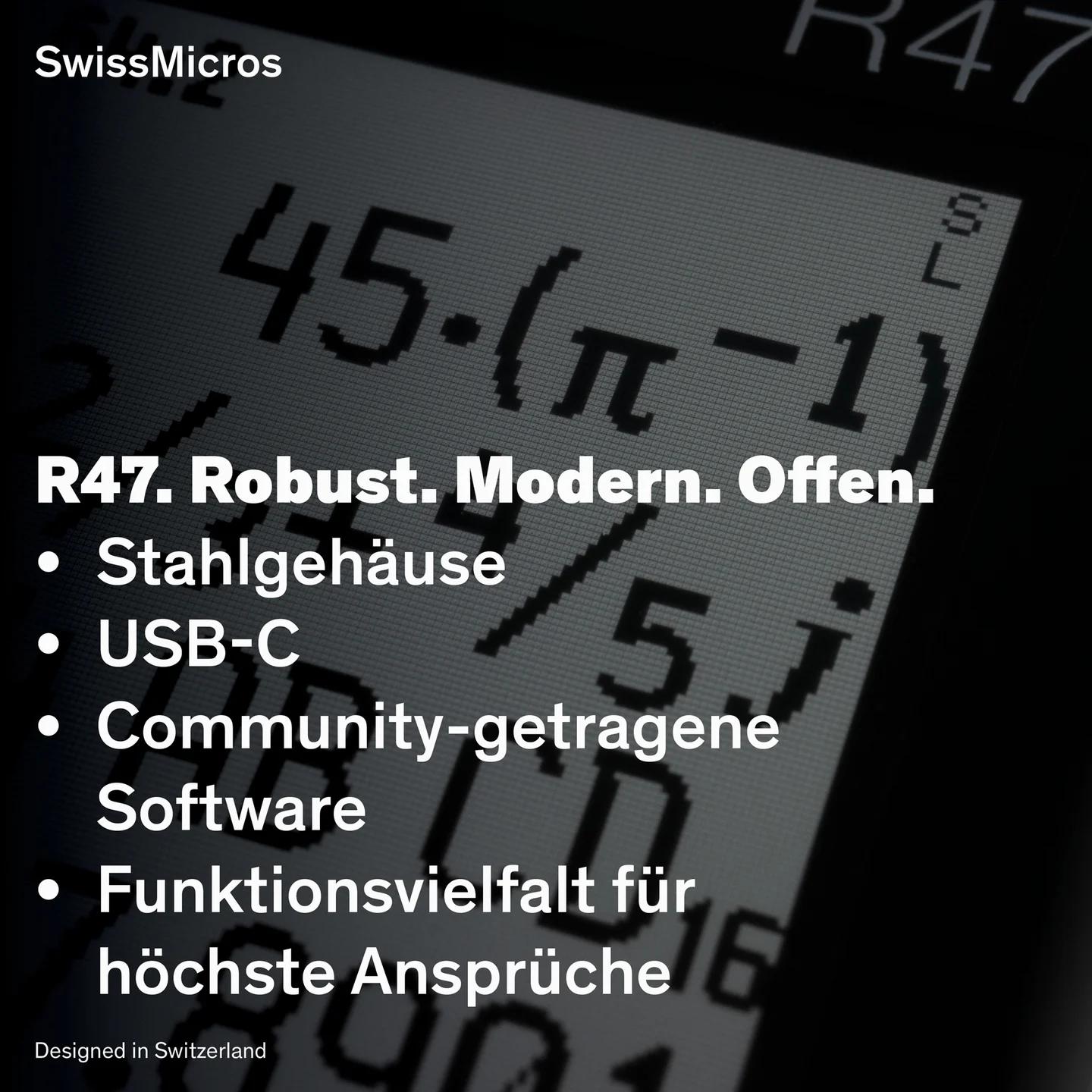 R47 Wissenschaftlicher Taschenrechner