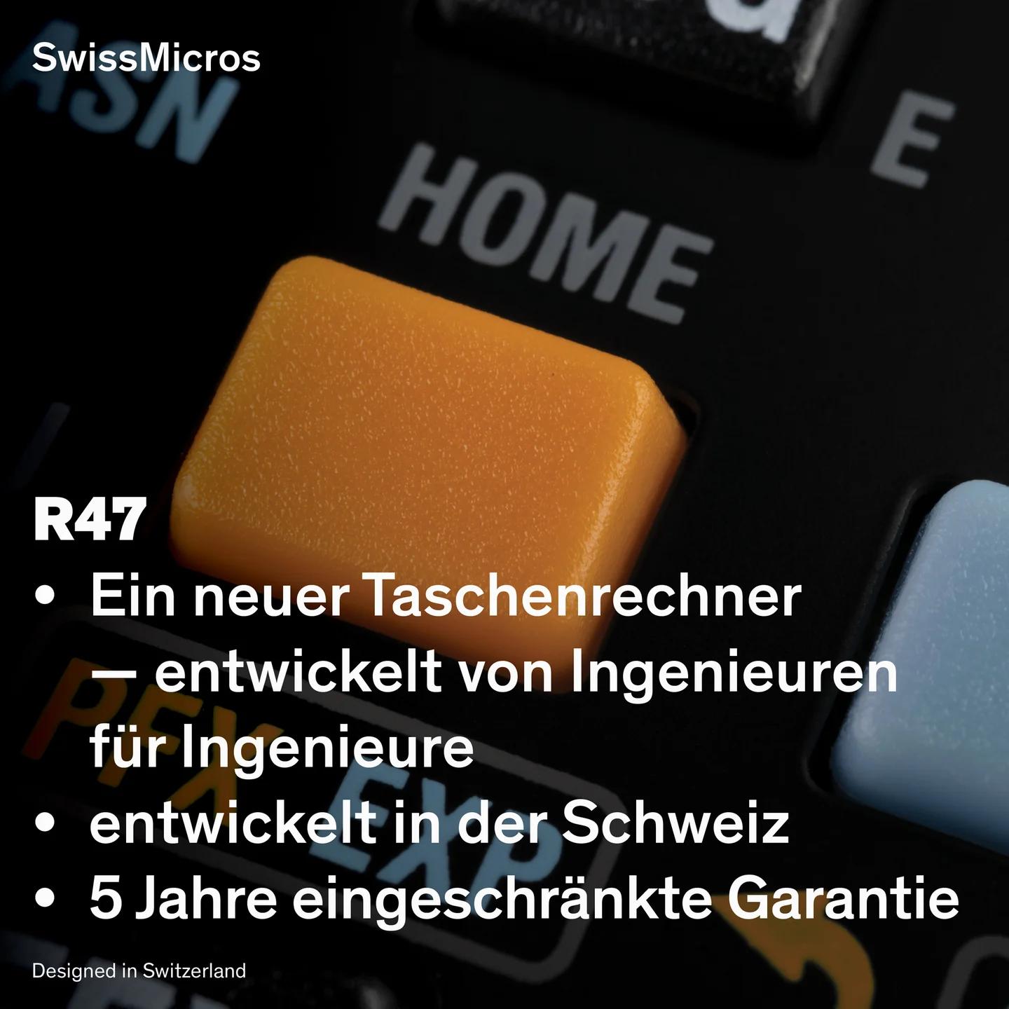 R47 Wissenschaftlicher Taschenrechner