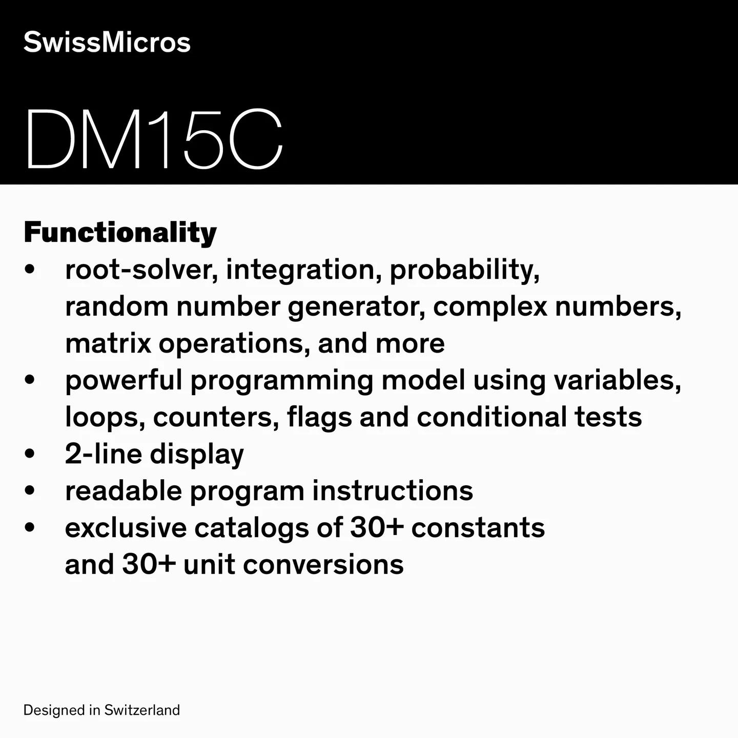 DM15C Scientific Calculator