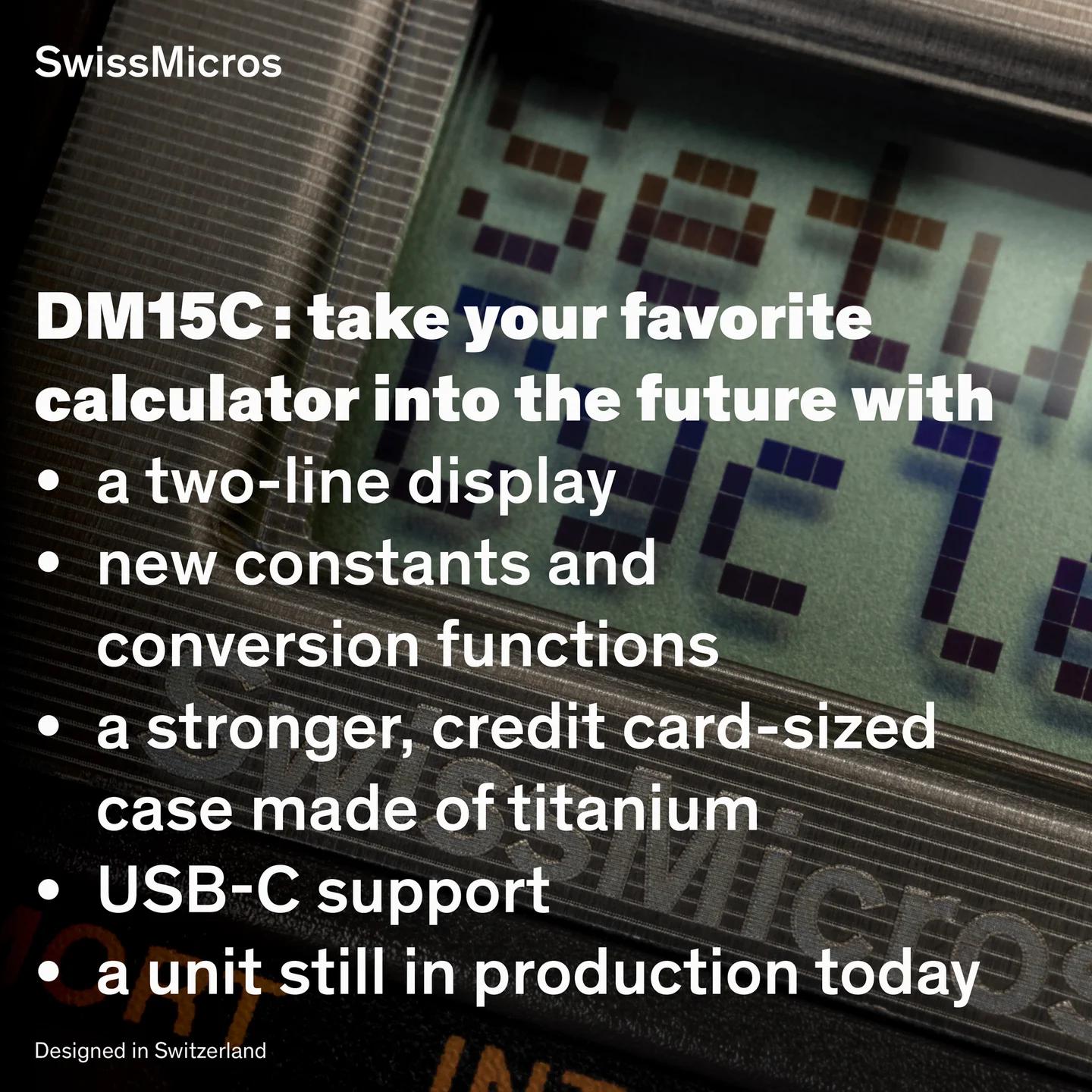 DM15C Scientific Calculator