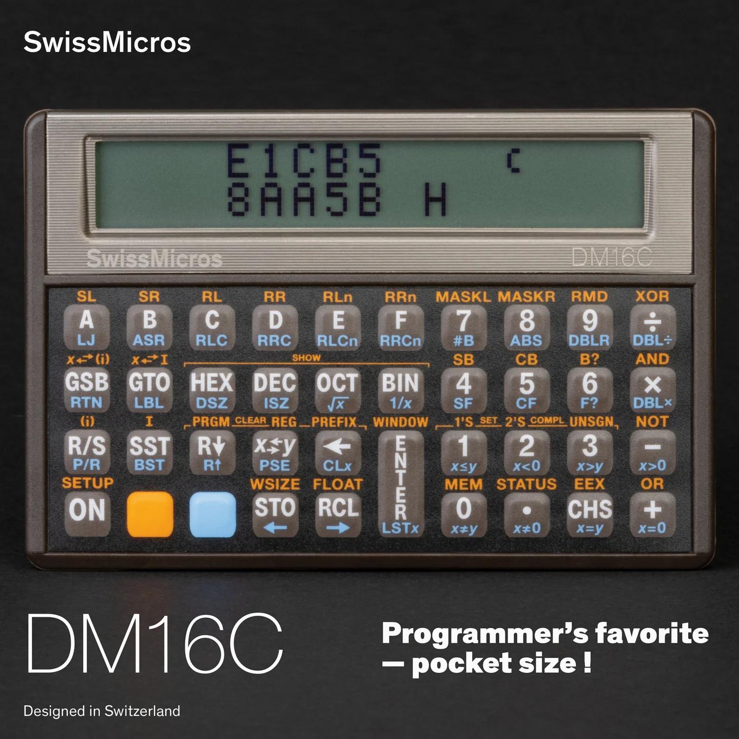 DM16C Programmer’s Calculator