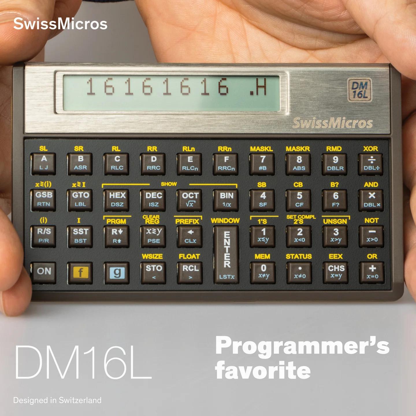 DM16L Programmer’s Calculator