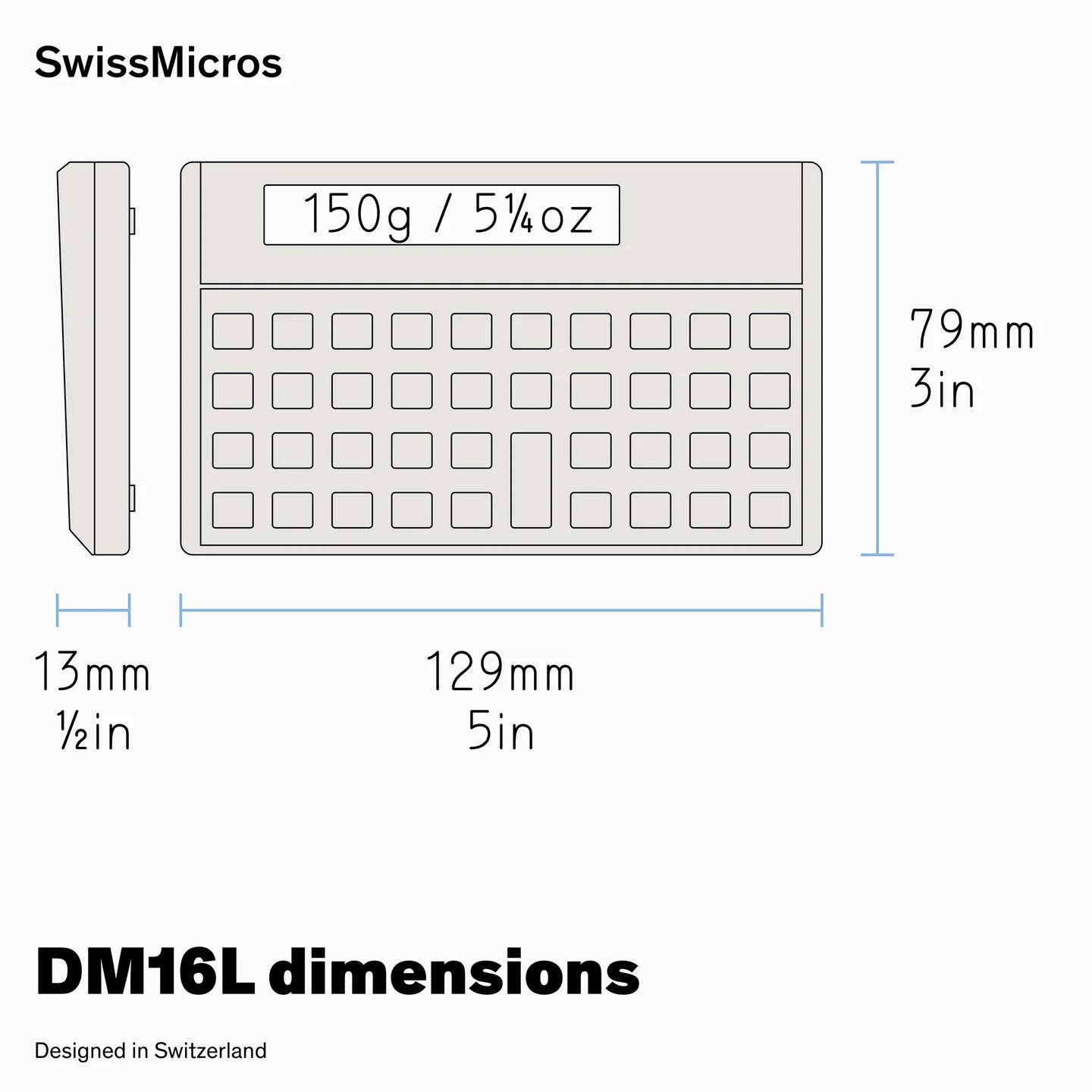 DM16L Programmer’s Calculator