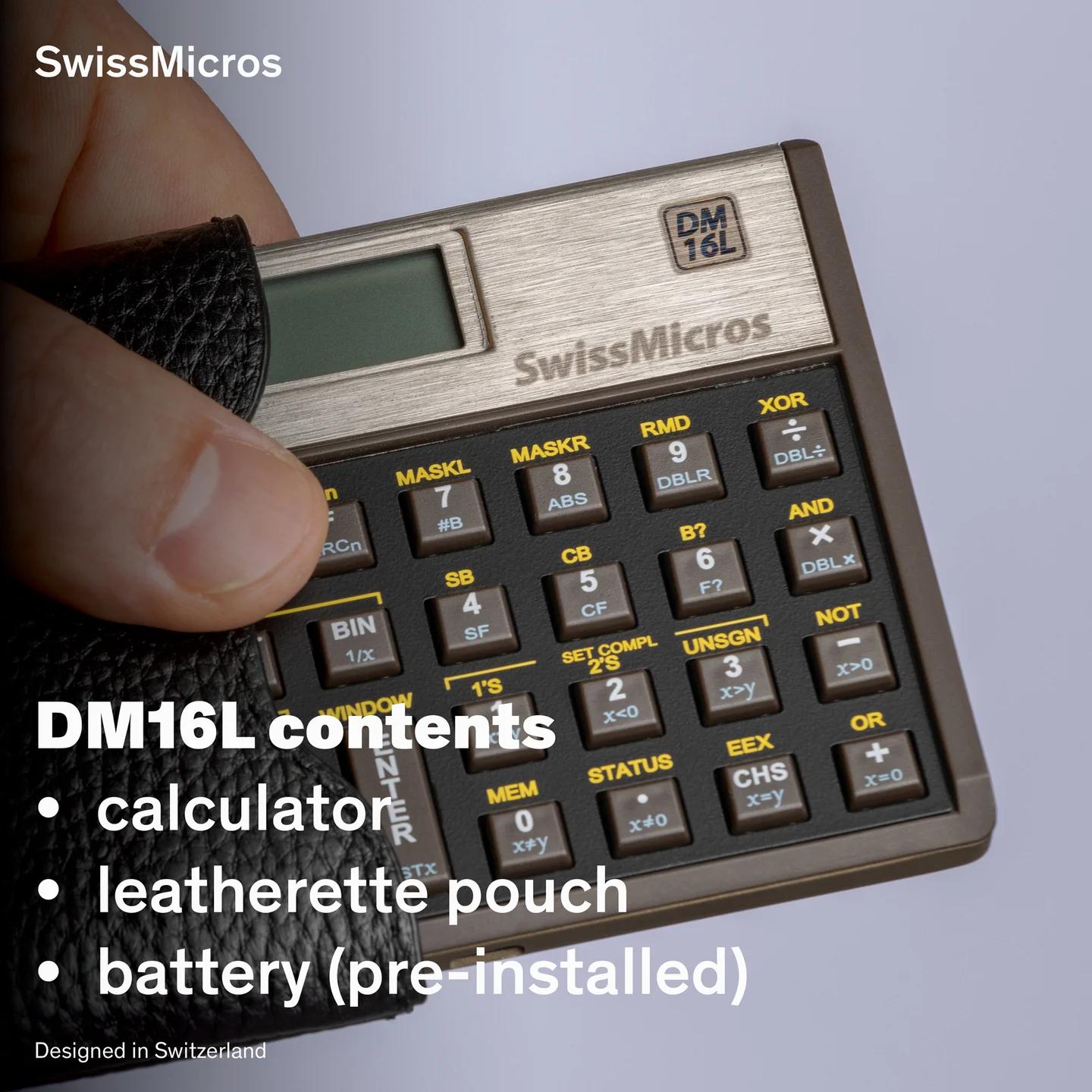 DM16L Programmer’s Calculator