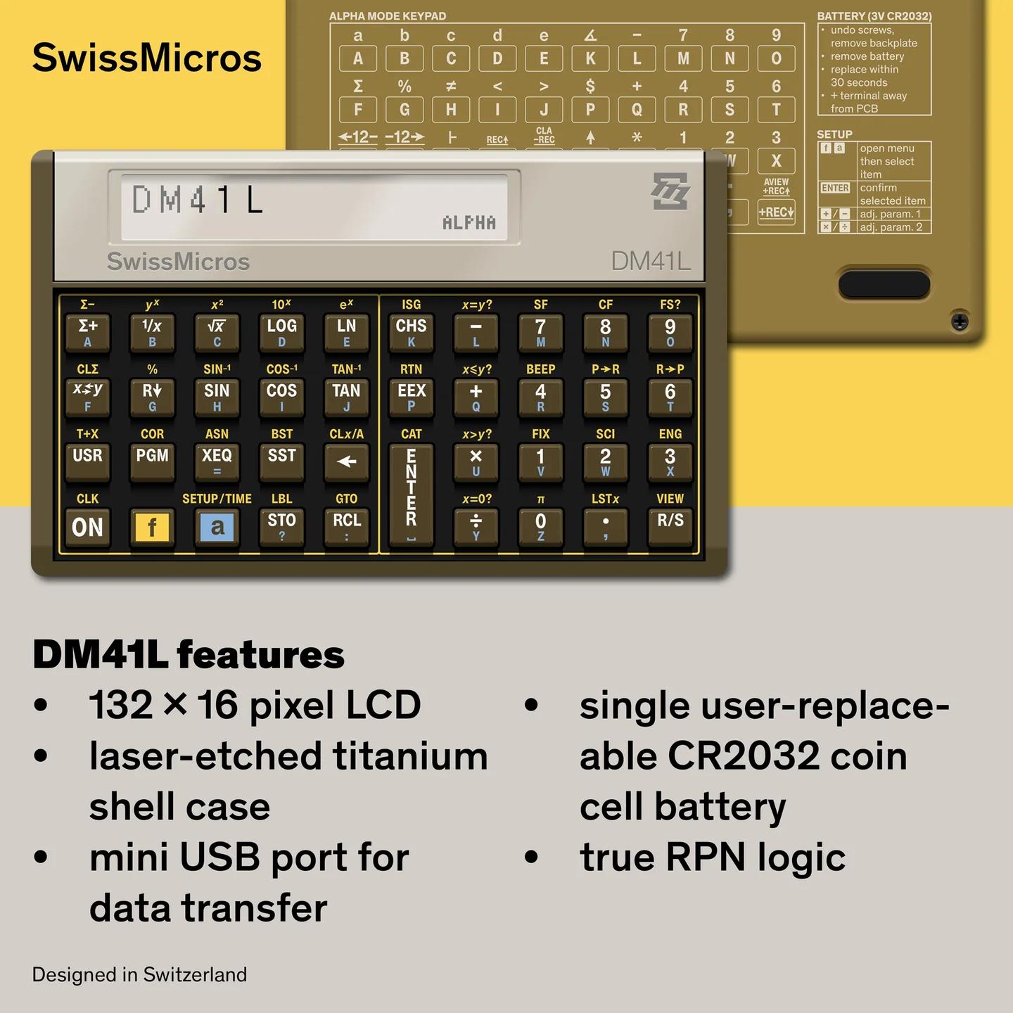 DM41L System Calculator