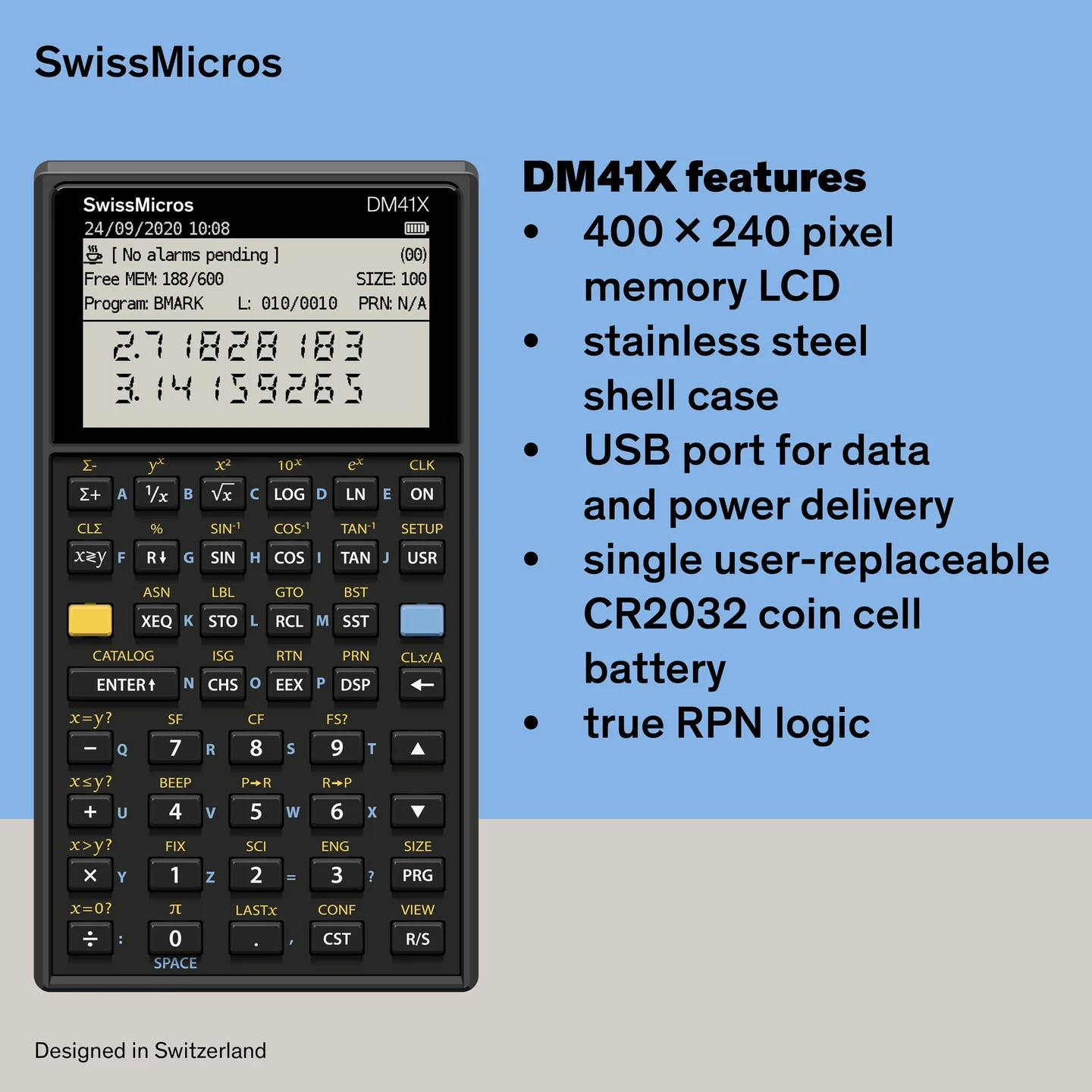 DM41X System Calculator