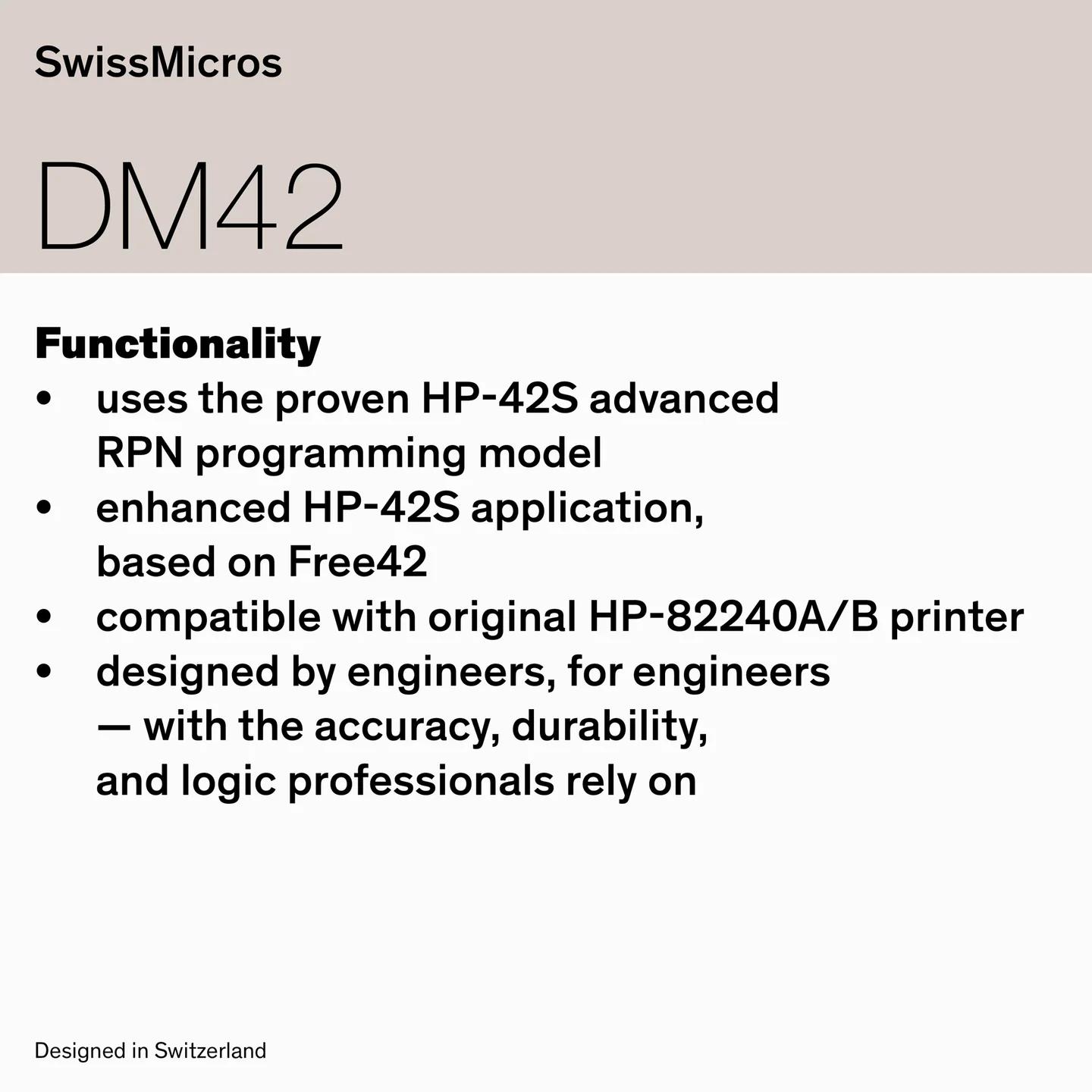 DM42 Scientific Calculator