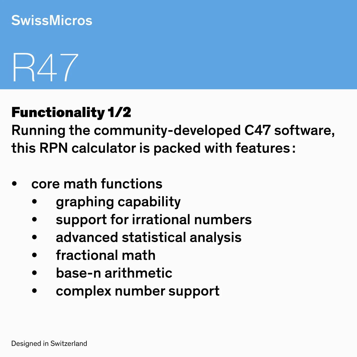 R47 Scientific Calculator