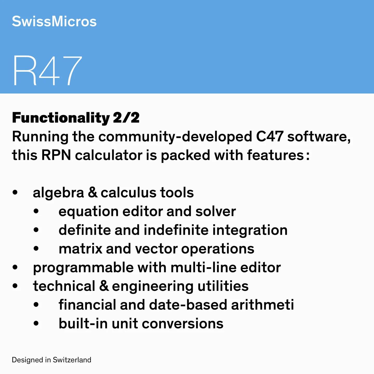 R47 Scientific Calculator