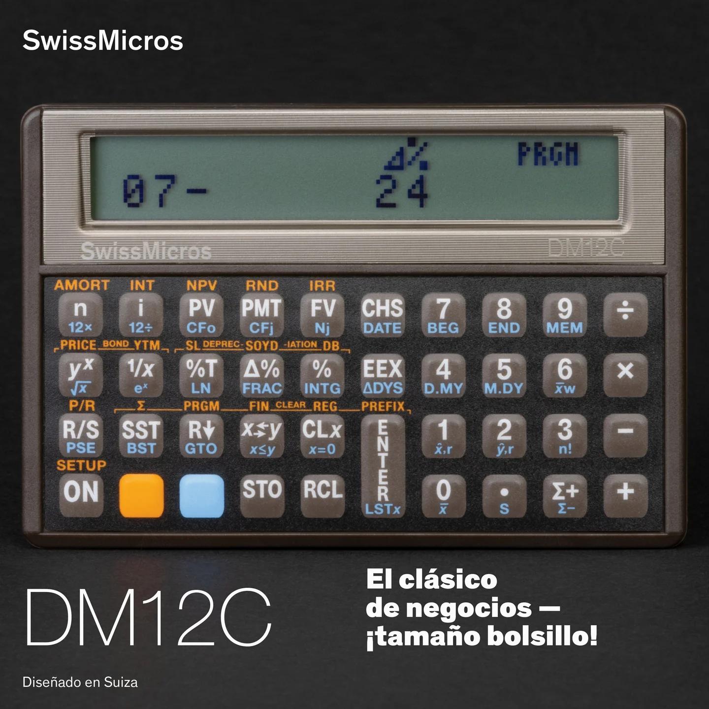 Calculadora financiera DM12C