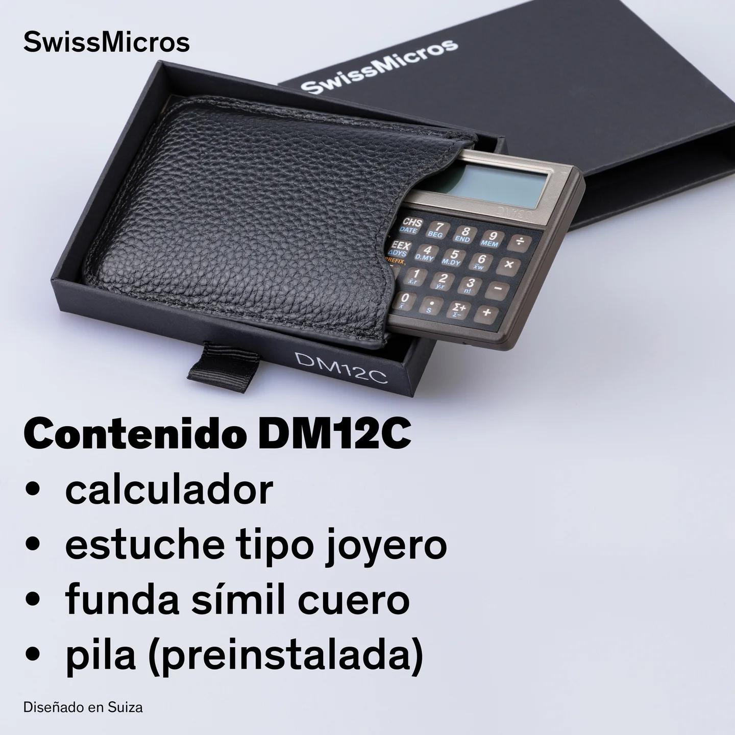 Calculadora financiera DM12C