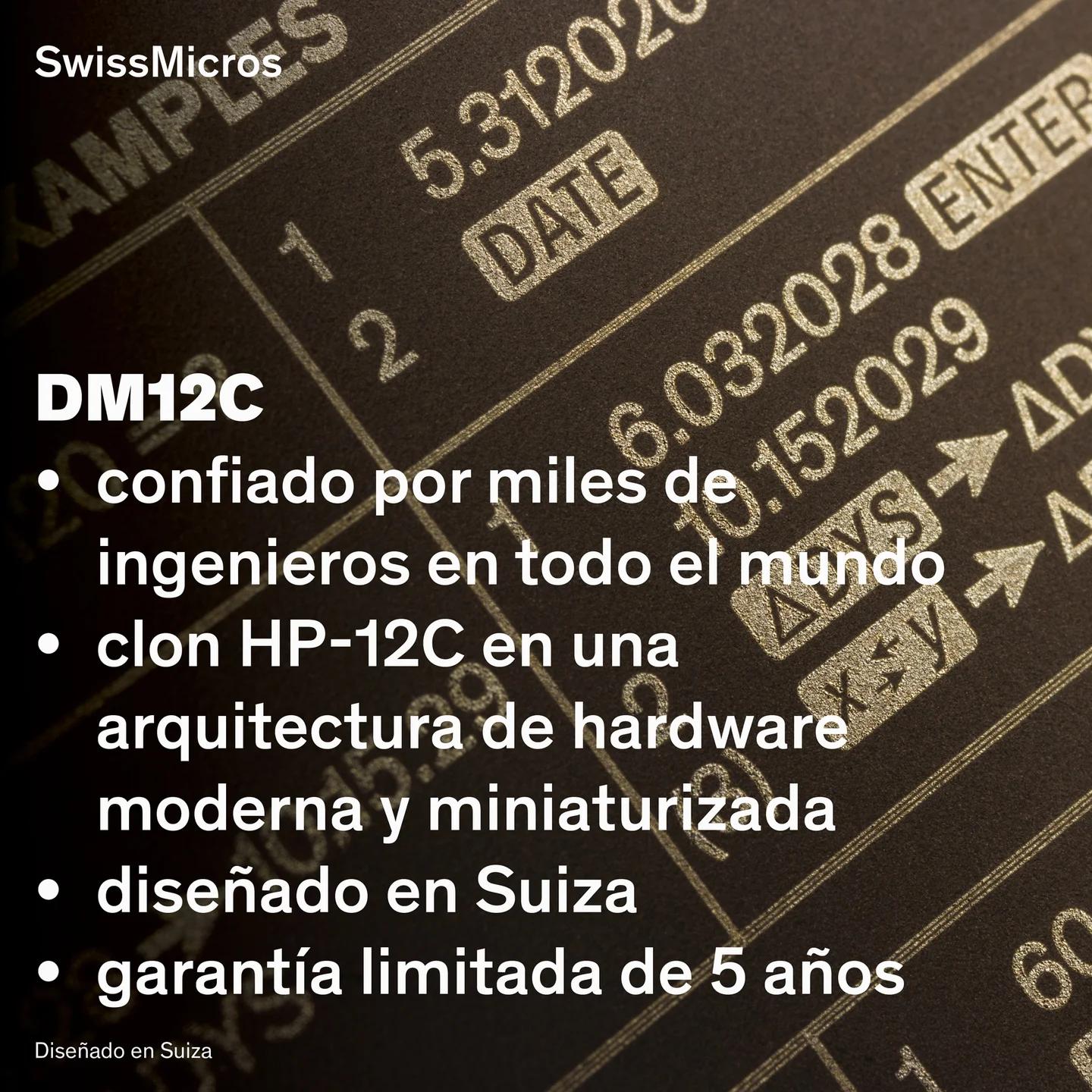 Calculadora financiera DM12C