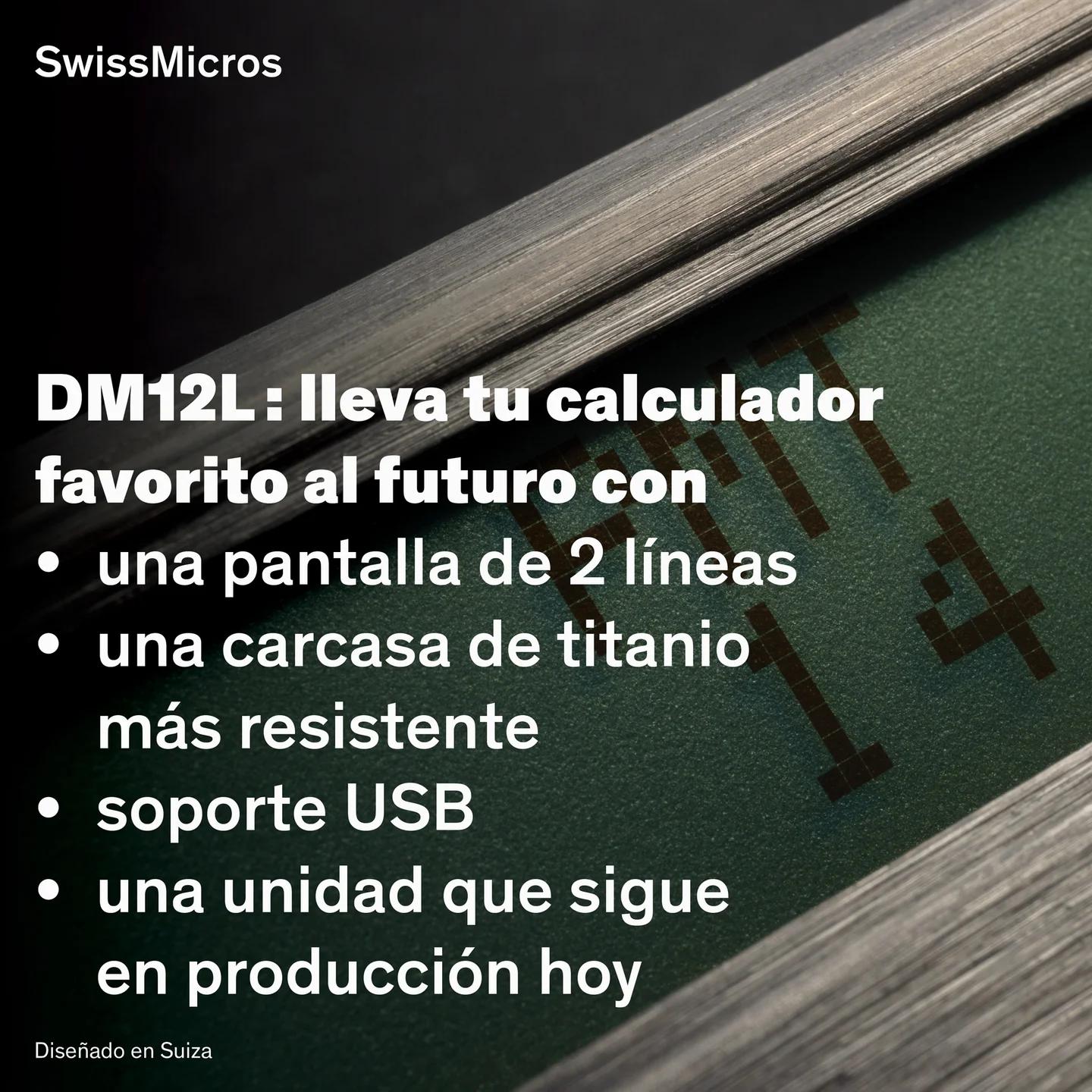 Calculadora financiera DM12L