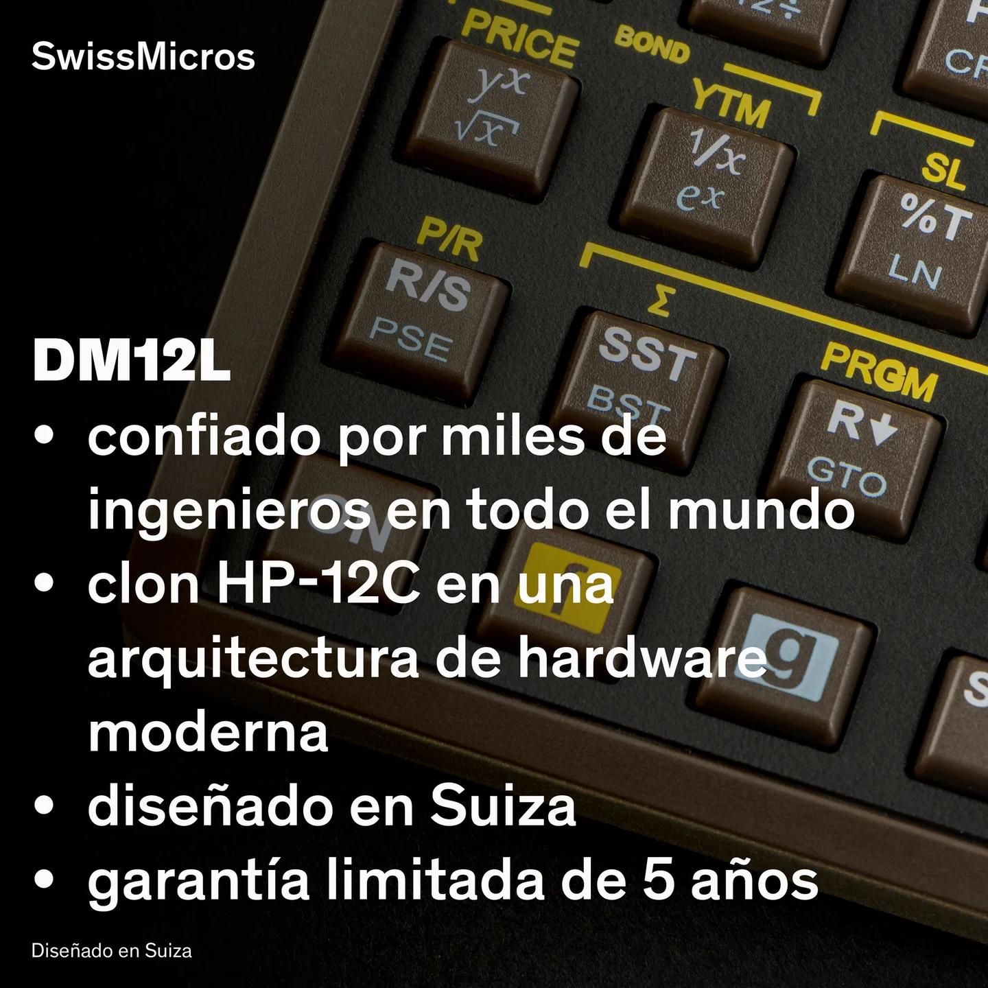 Calculadora financiera DM12L