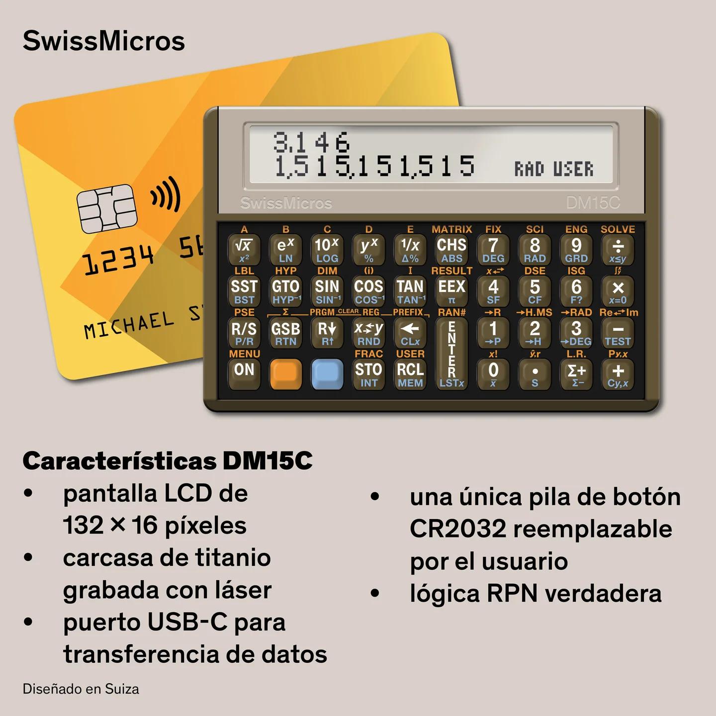 Calculadora científica DM15C