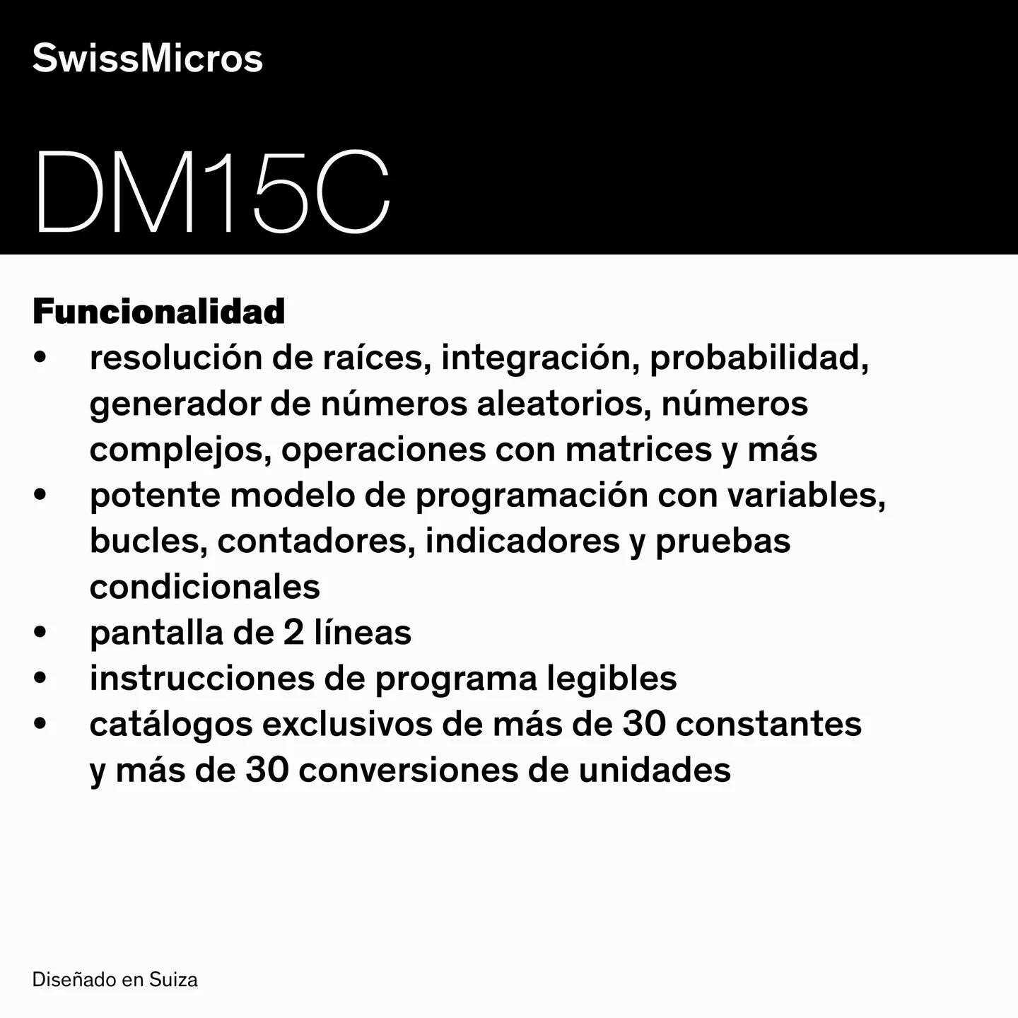 Calculadora científica DM15C