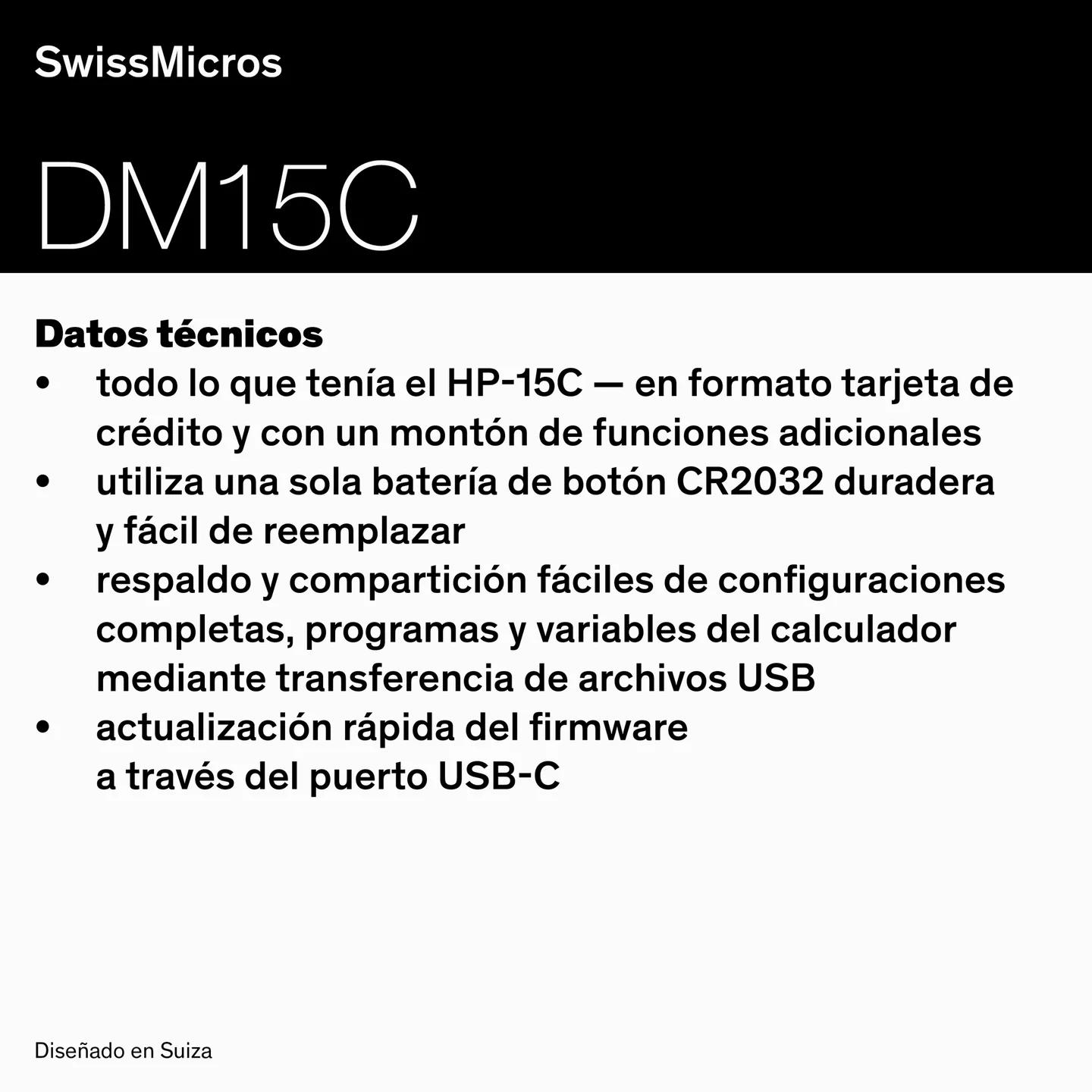 Calculadora científica DM15C